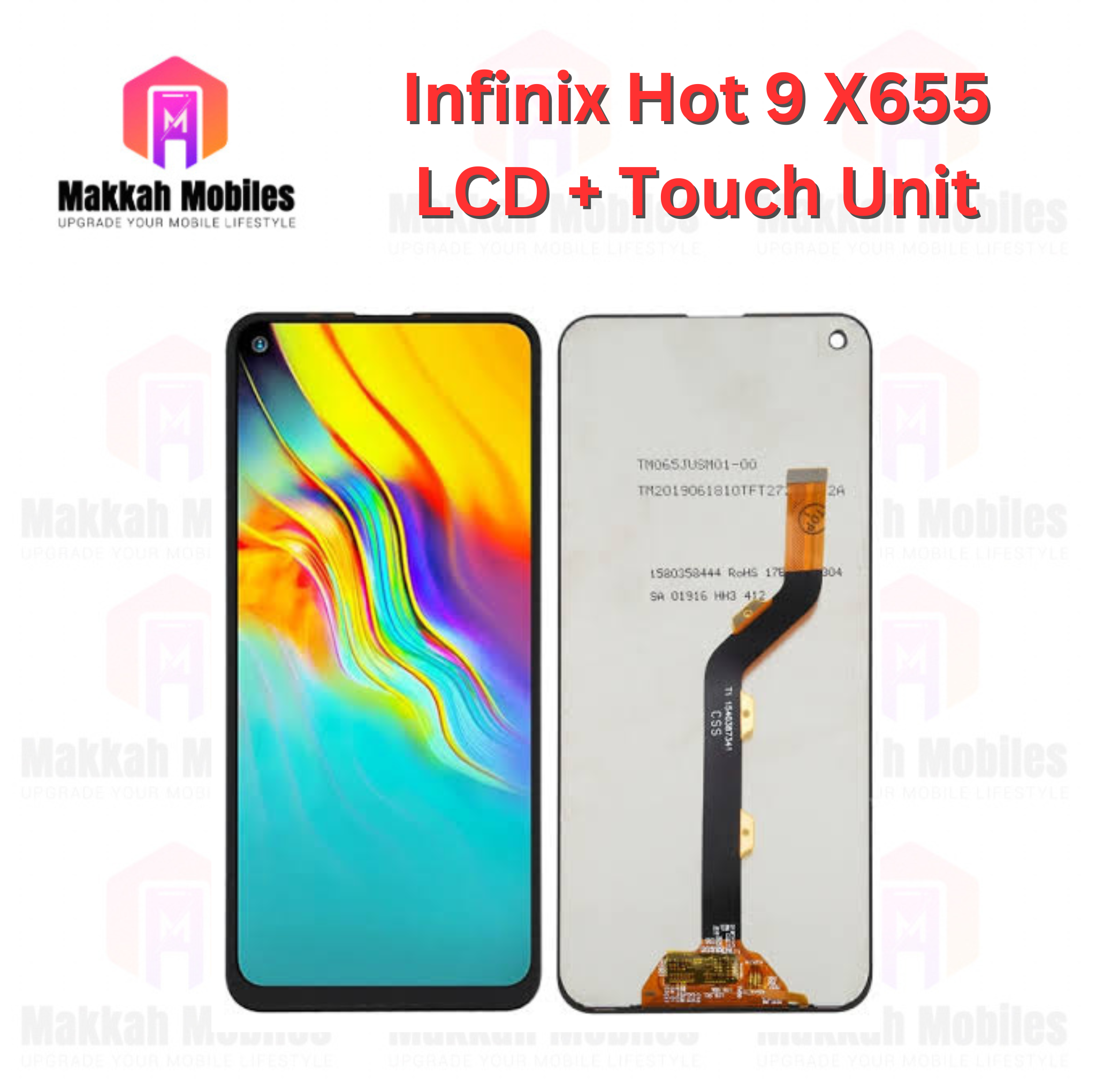 Infinix Hot 9 X655 LCD + Touch Complete Panel Unit