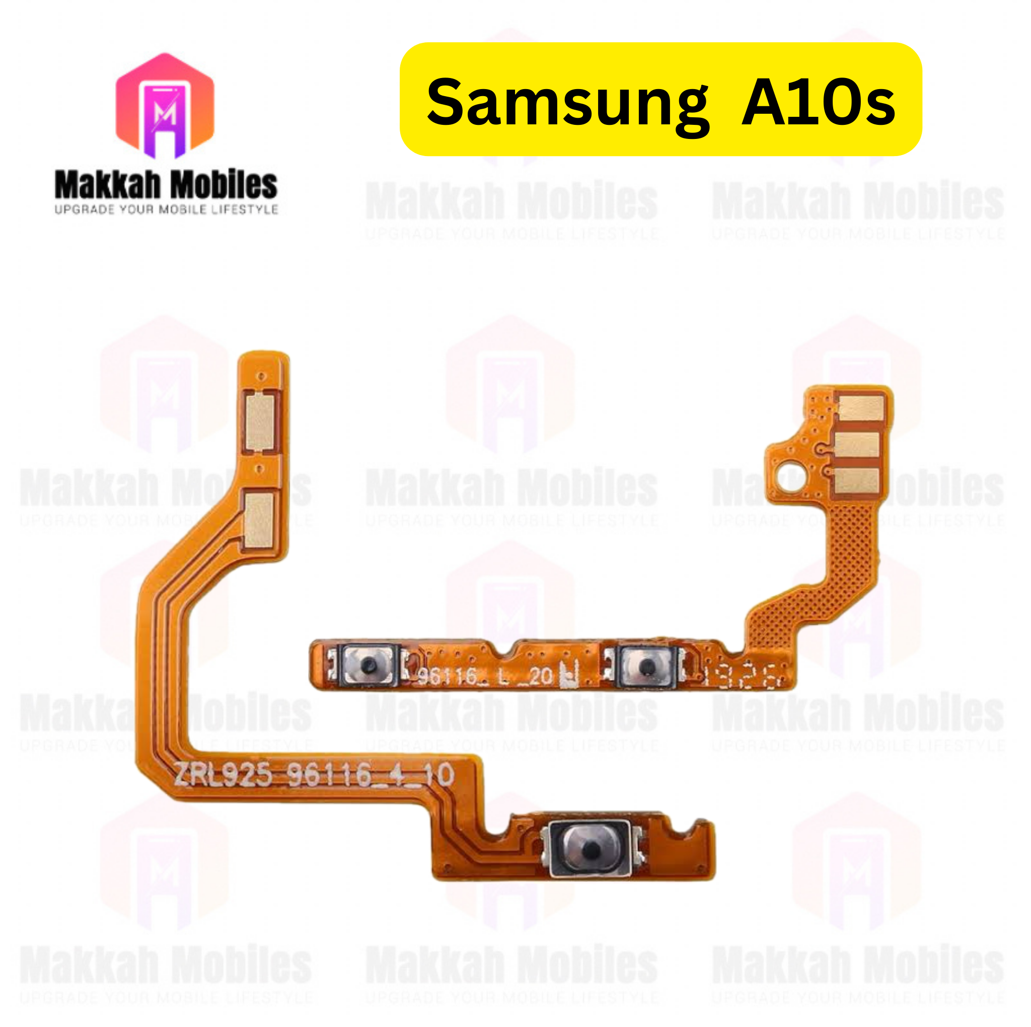 Samsung A10s Power Button Strip On Off Volume Flex Replacement