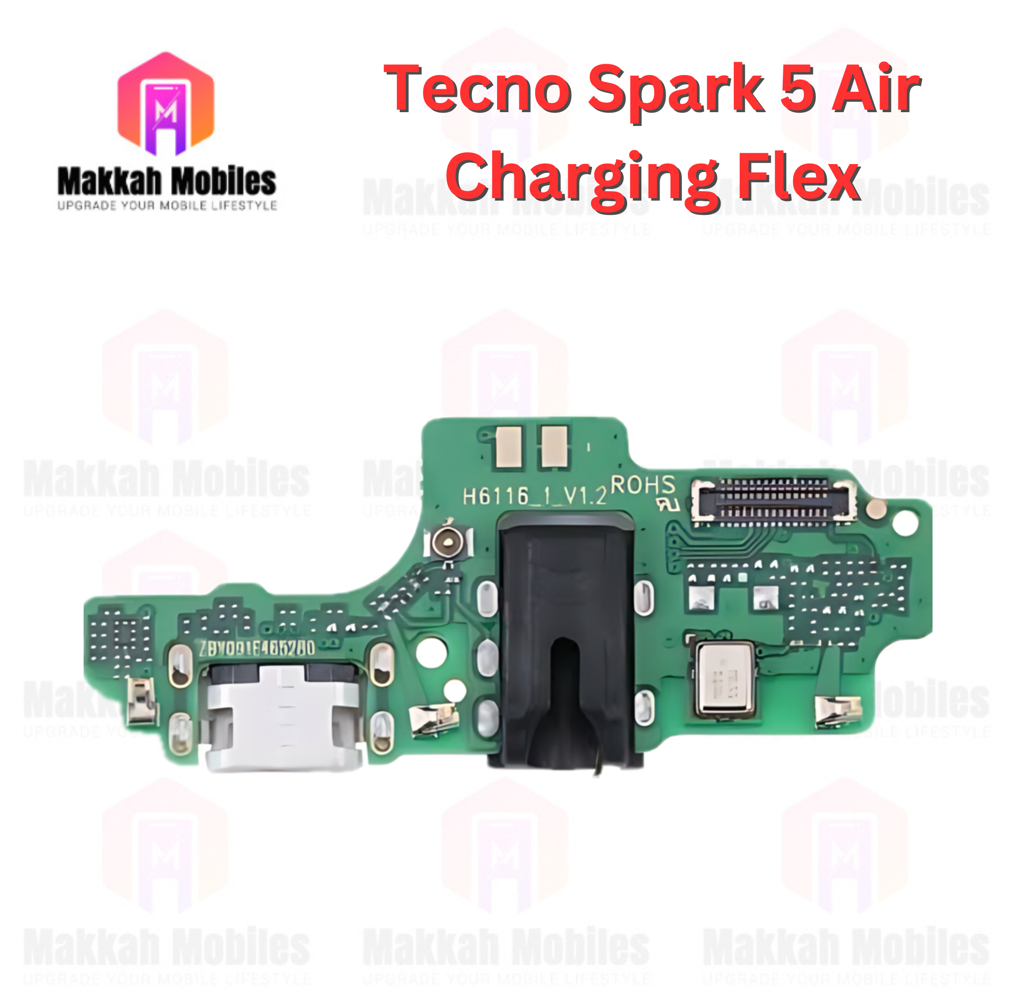 Tecno Spark 5 Air Charging Flex Original Board Replacement