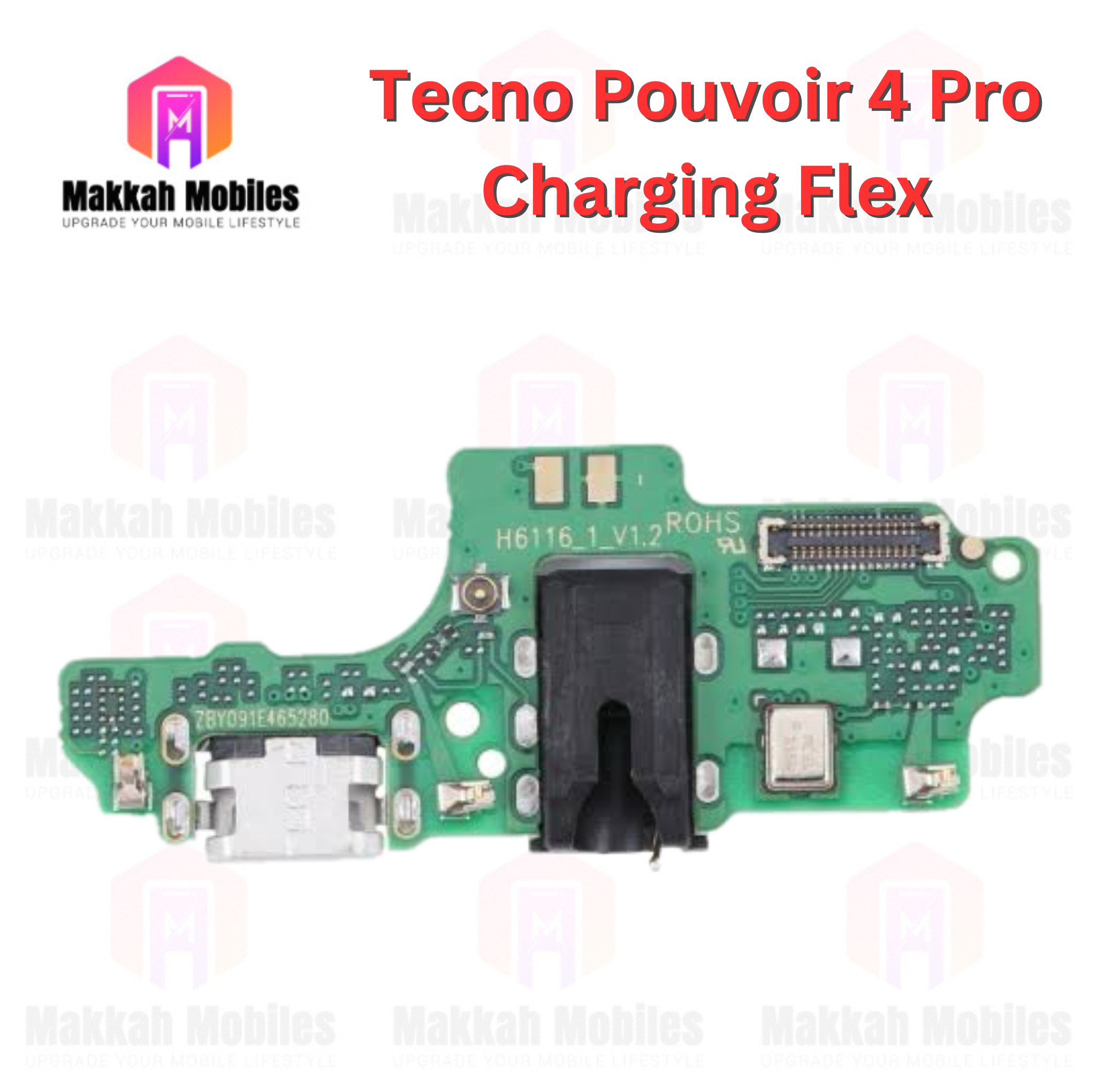 Tecno Poviour 4 Pro Charging Flex Original Board replacement