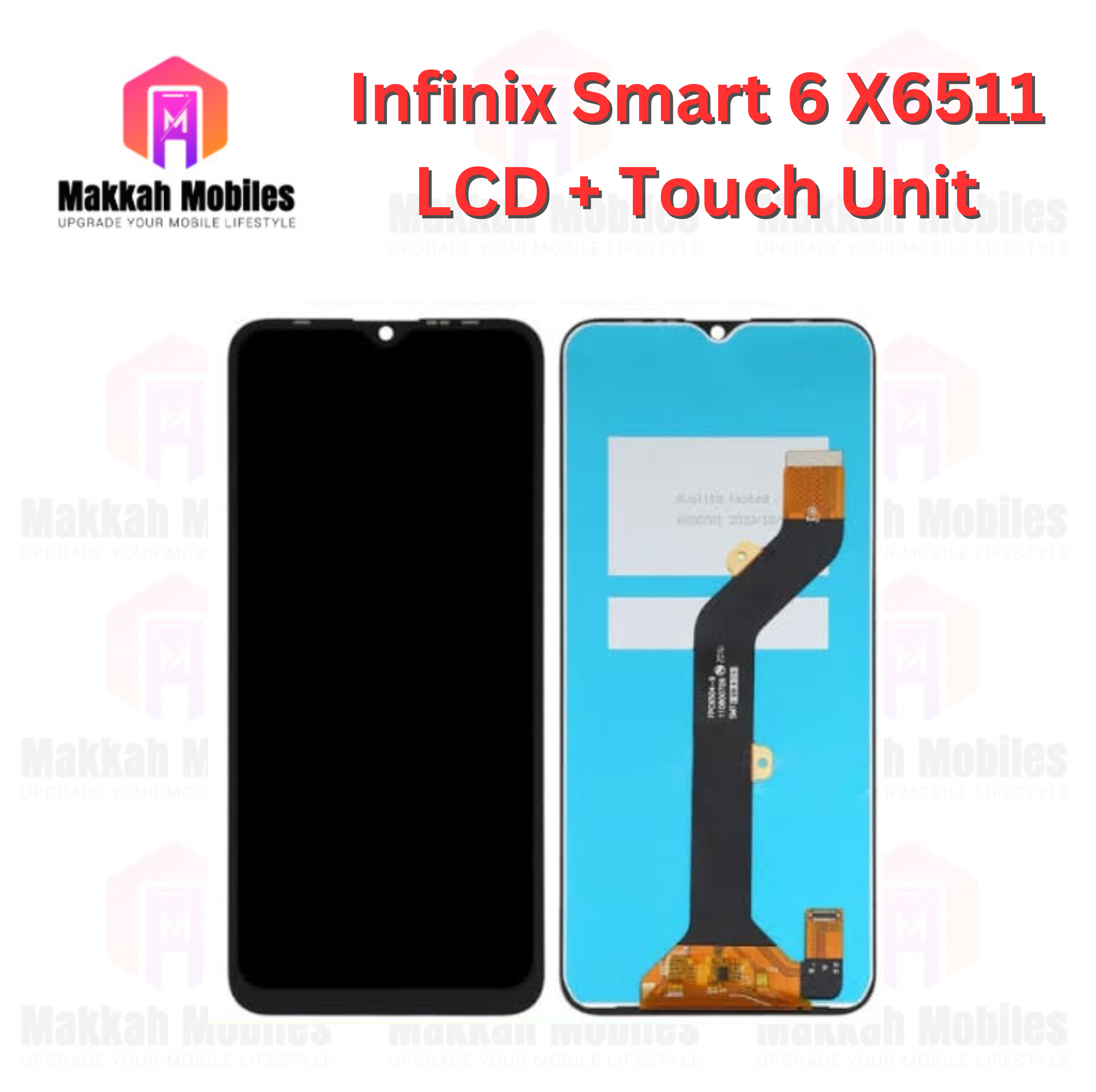 Infinix Smart 6 X6511 LCD + Touch Complete Panel Unit