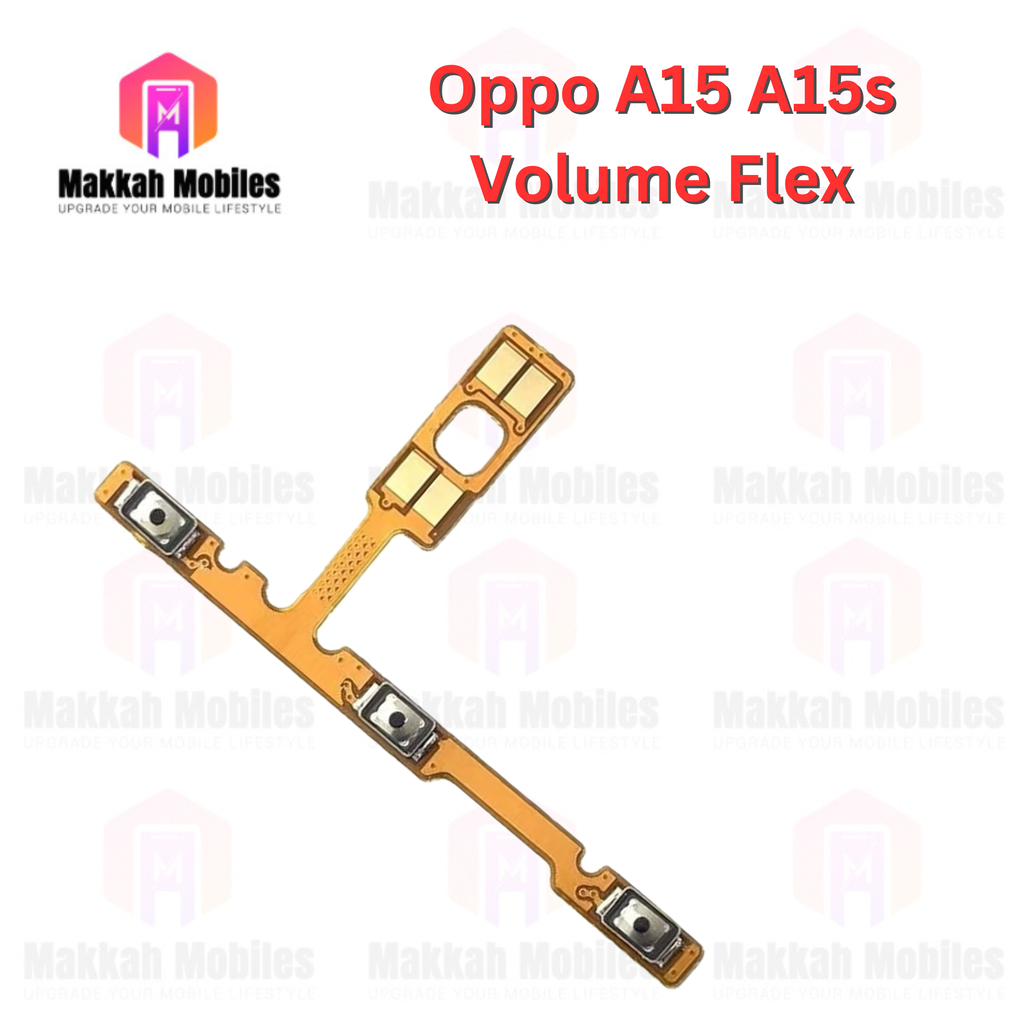 Oppo A15 A15s Power Button On Off strip Volume Flex Replacement