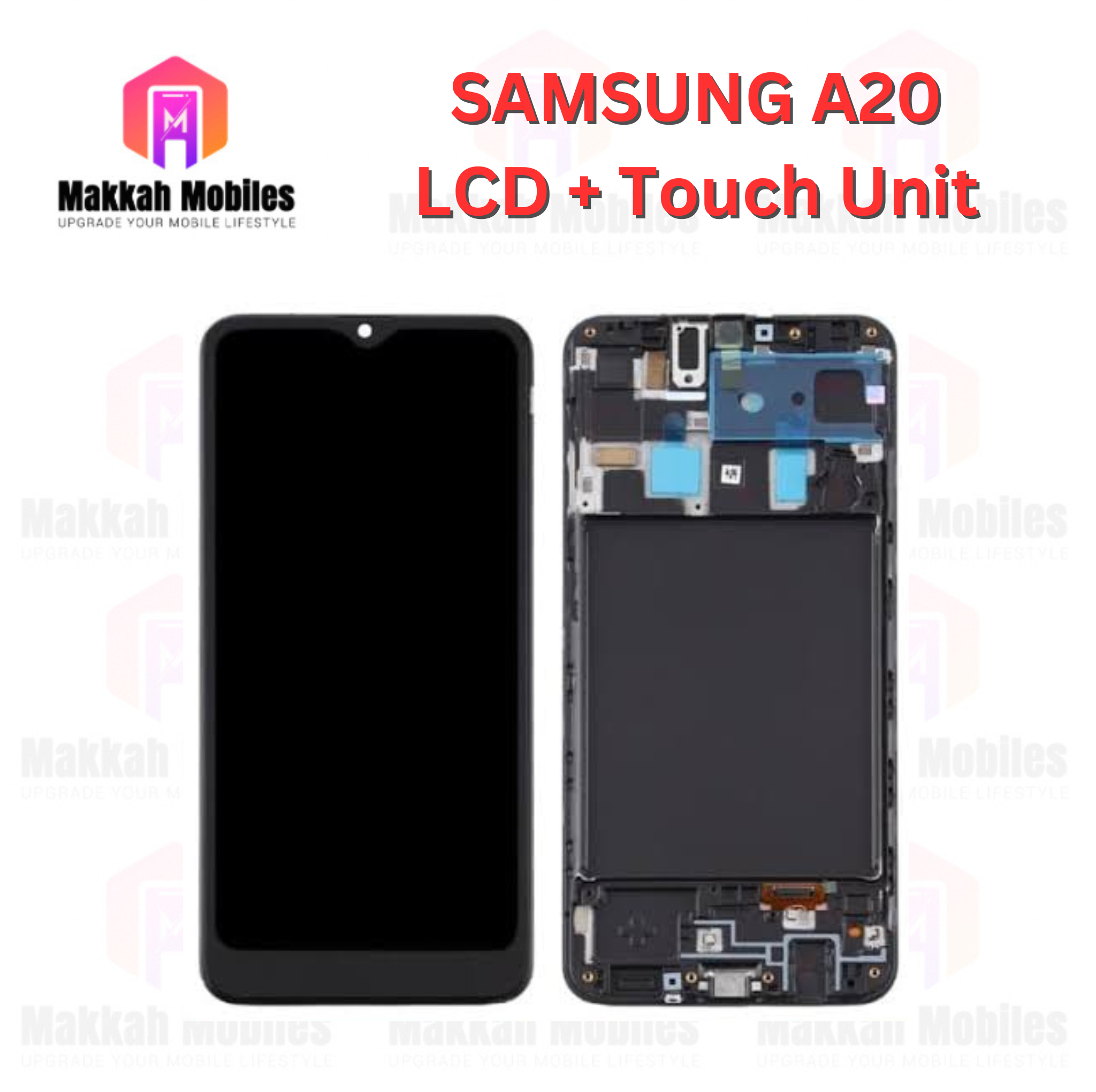 Samsung A20 Genuine Quality LCD + Touch Complete Panel Unit