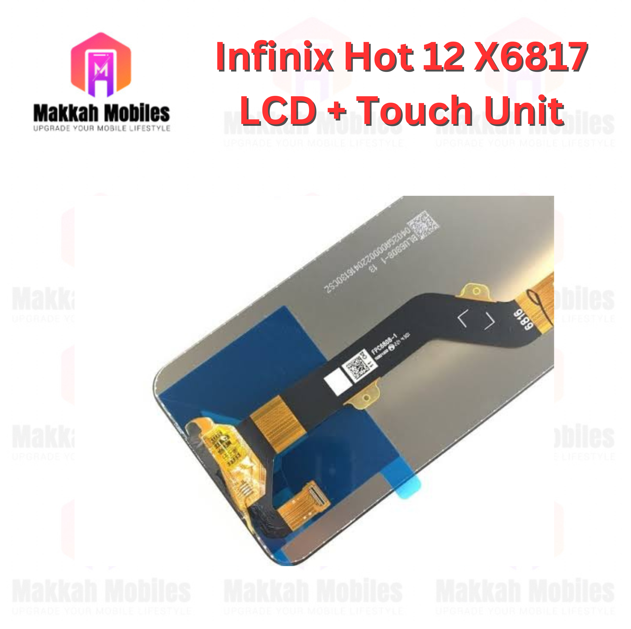 Infinix Hot 12 X6817 LCD + Touch Complete Panel unit