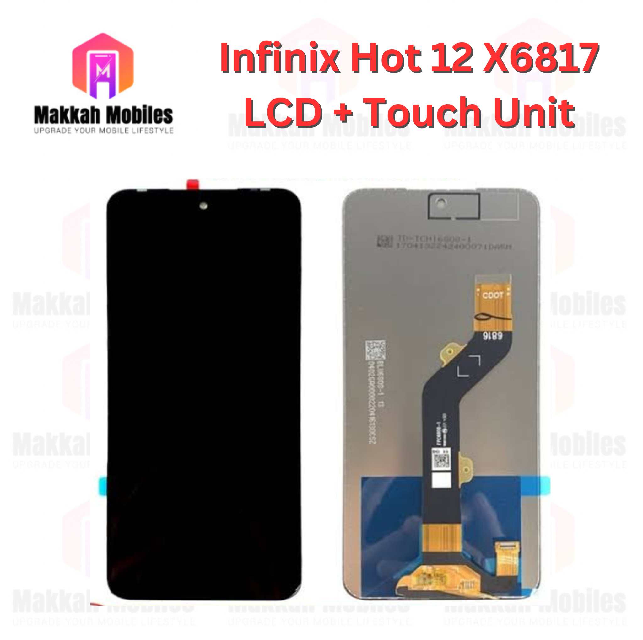 Infinix Hot 12 X6817 LCD + Touch Complete Panel unit