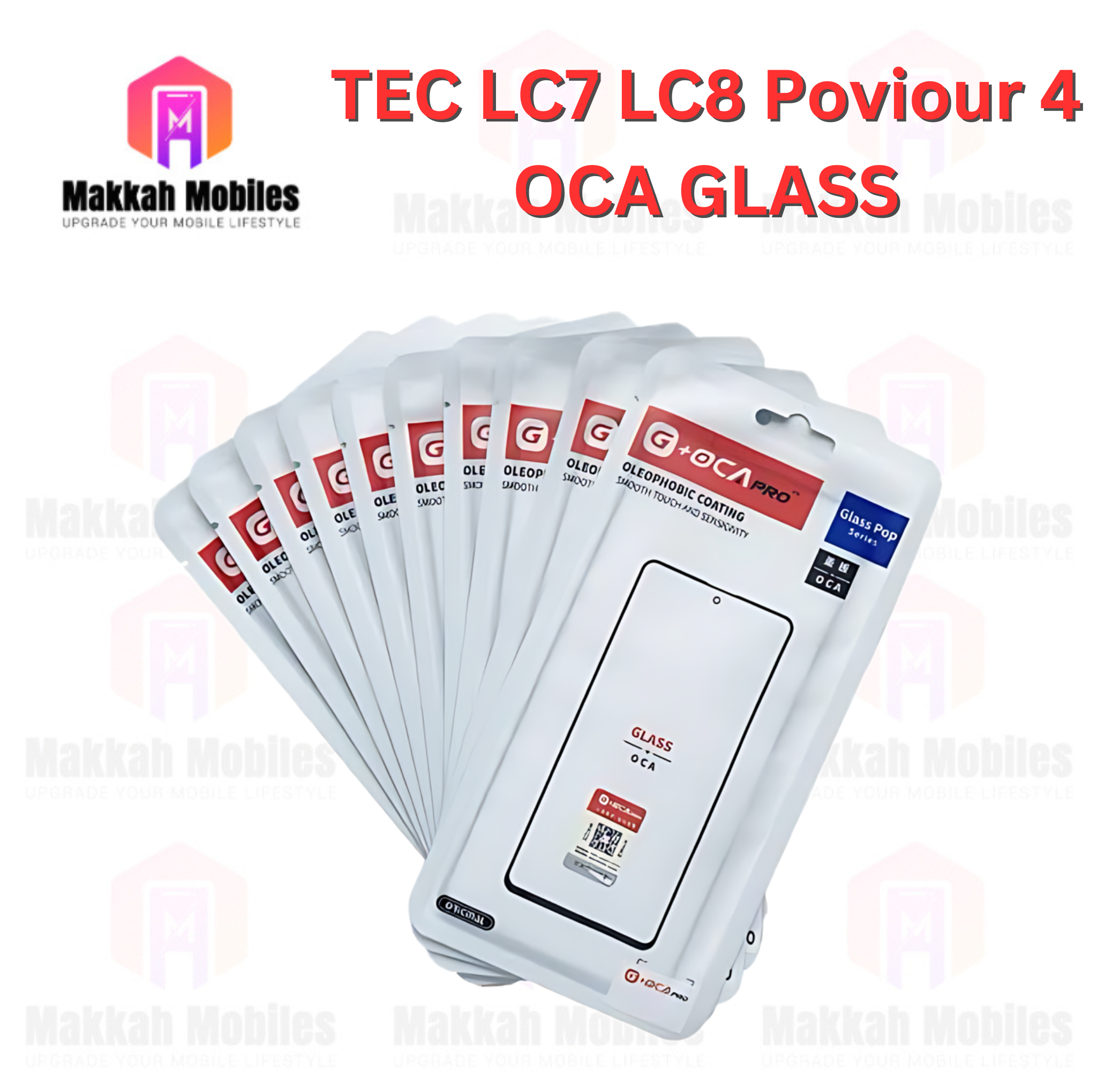 Tecno LC7 LC8 Poviour 4 OCA + Touch Glass Replacement