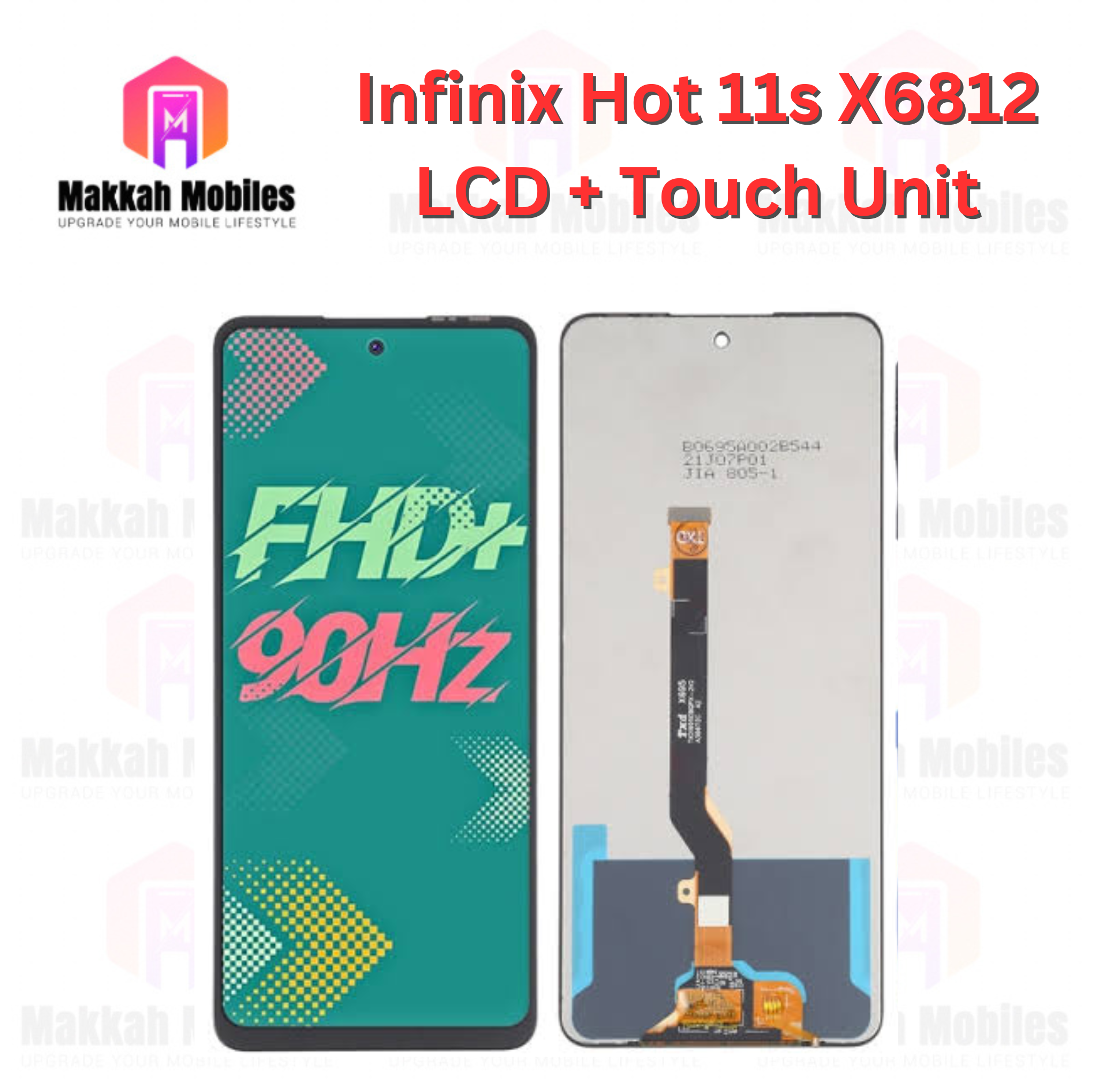 Infinix Hot 11s X6812 LCD + Touch Complete Panel Unit