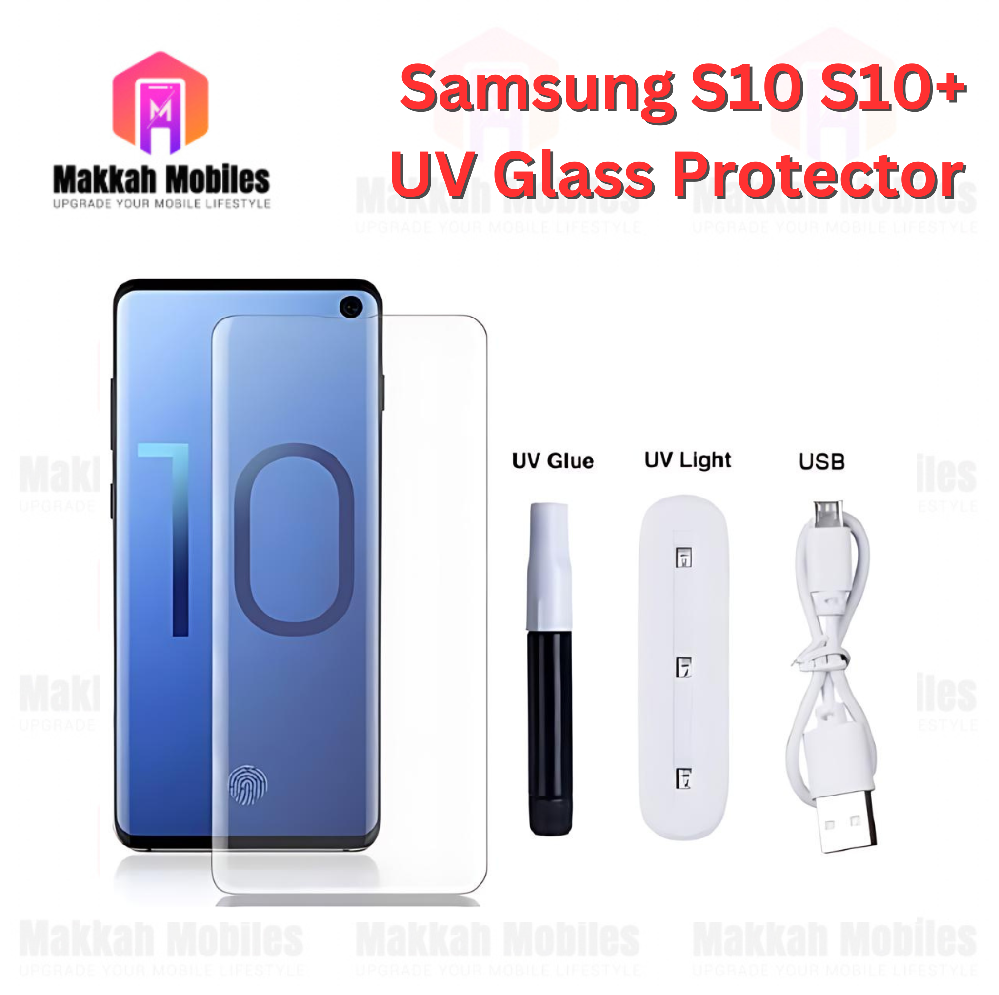 Samsung S10, S10+ UV Tempered Glass Protector