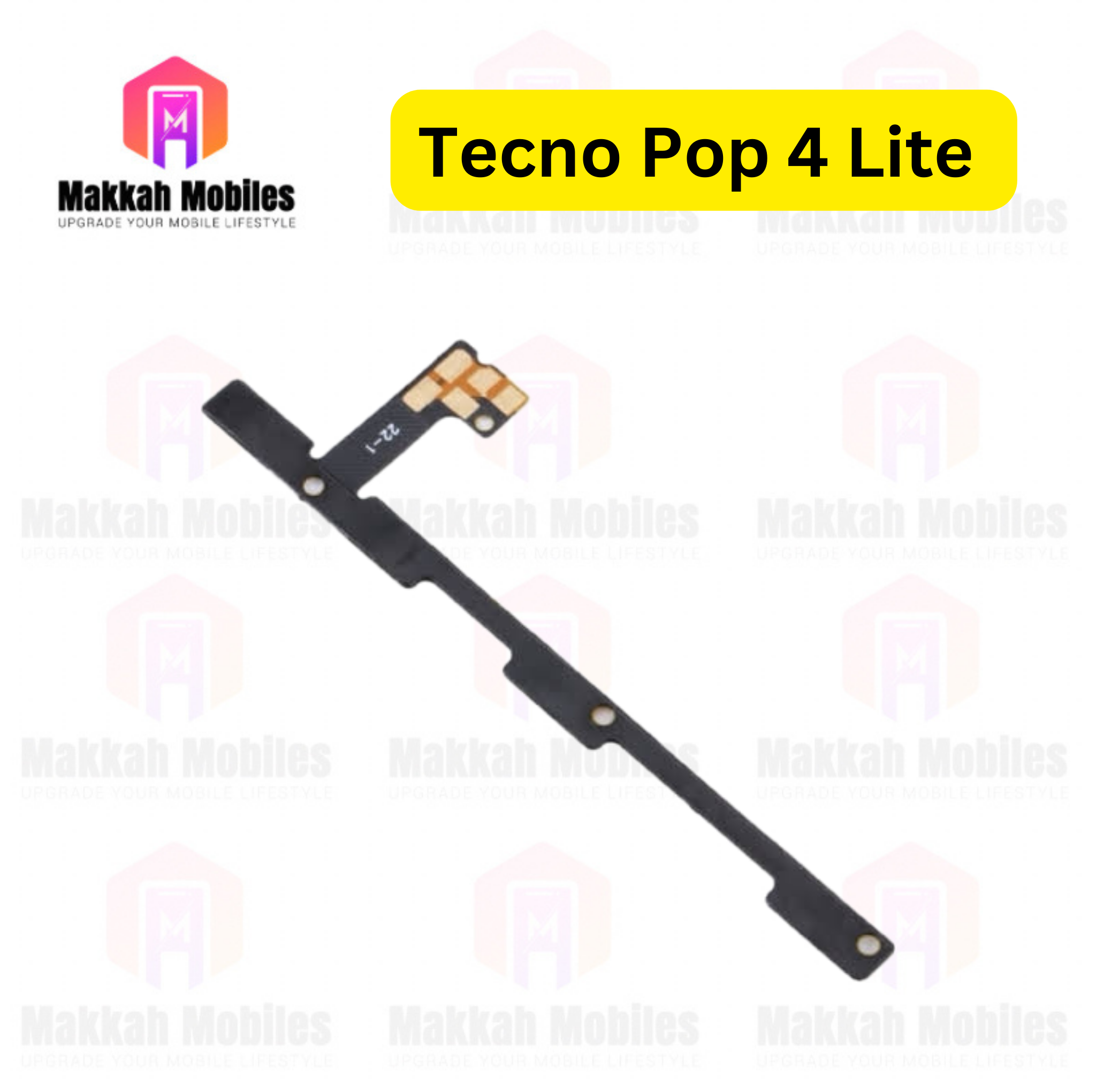 Tecno Pop 4 Lite Power Button On Off Strip Volume Flex