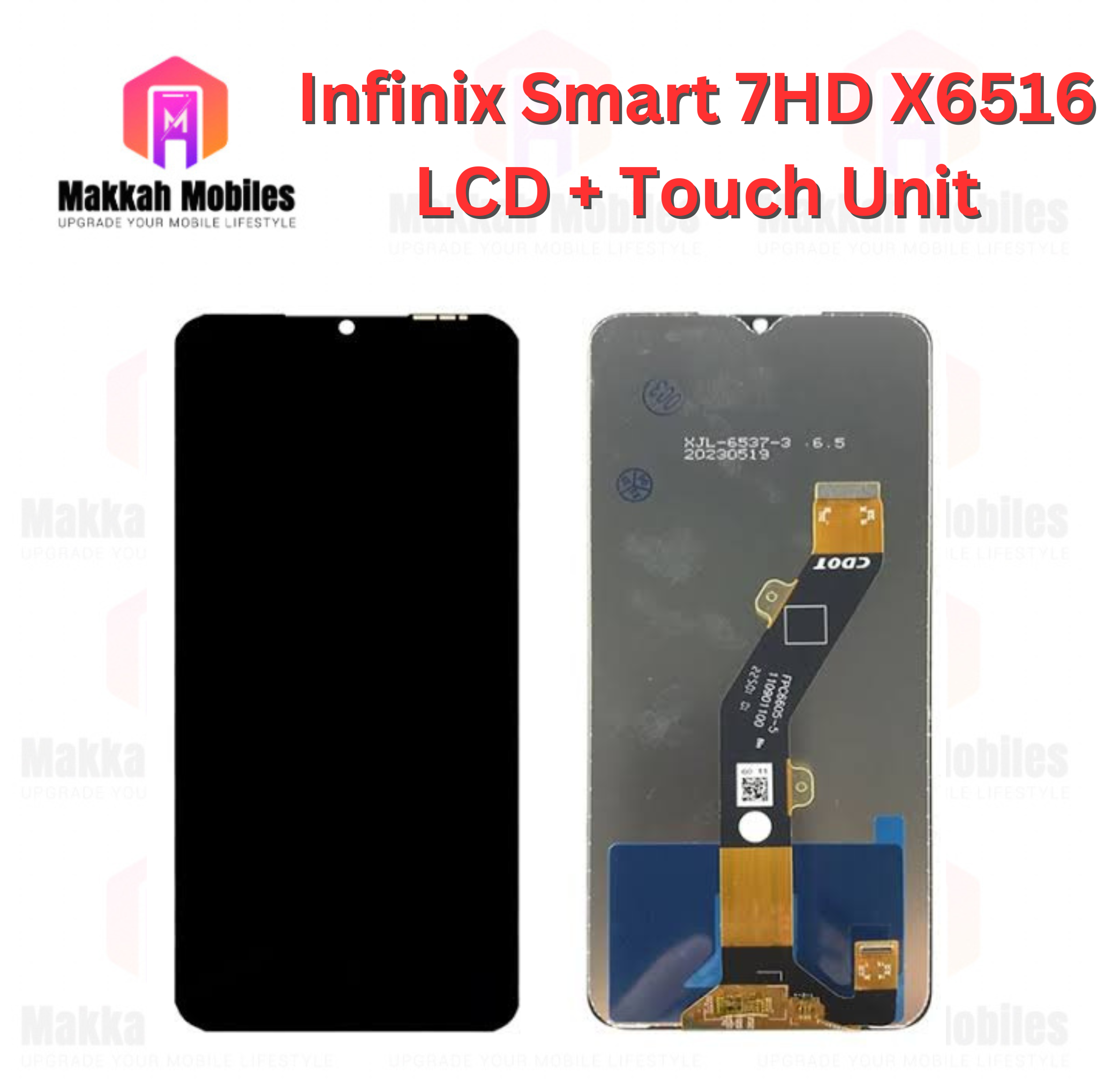 Infinix Smart 7 HD X6516 LCD + Touch Complete Panel Unit