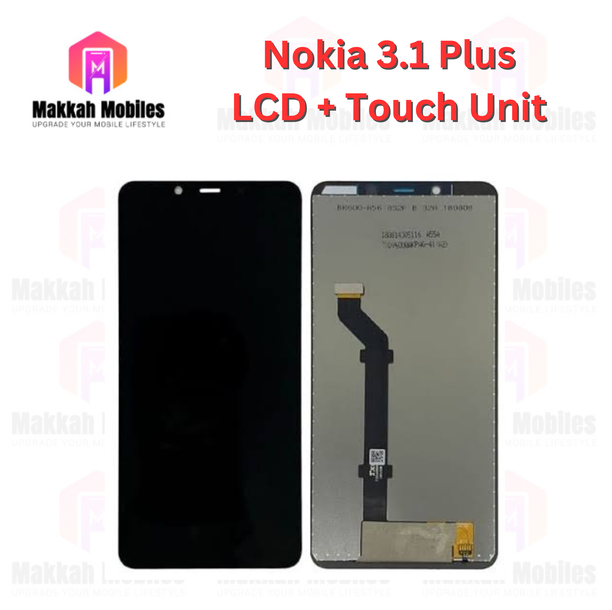 Nokia 3.1 Plus LCD + Touch Complete Panel Unit