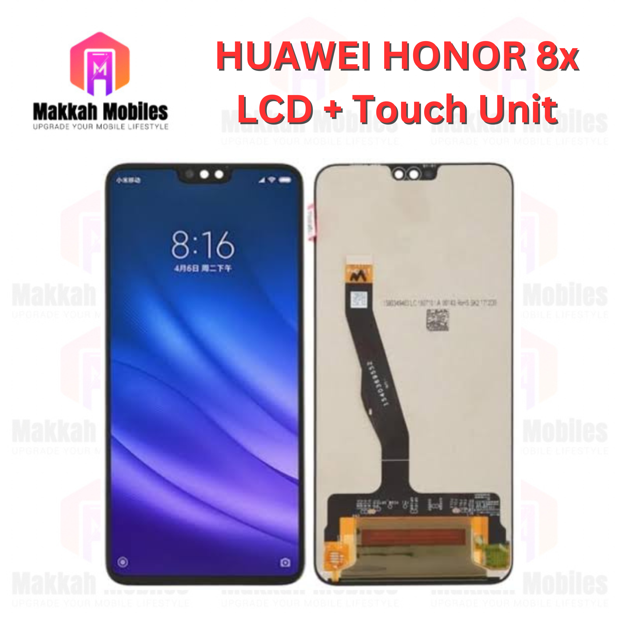 Huawei Honor 8x LCD + Touch Complete Panel Unit