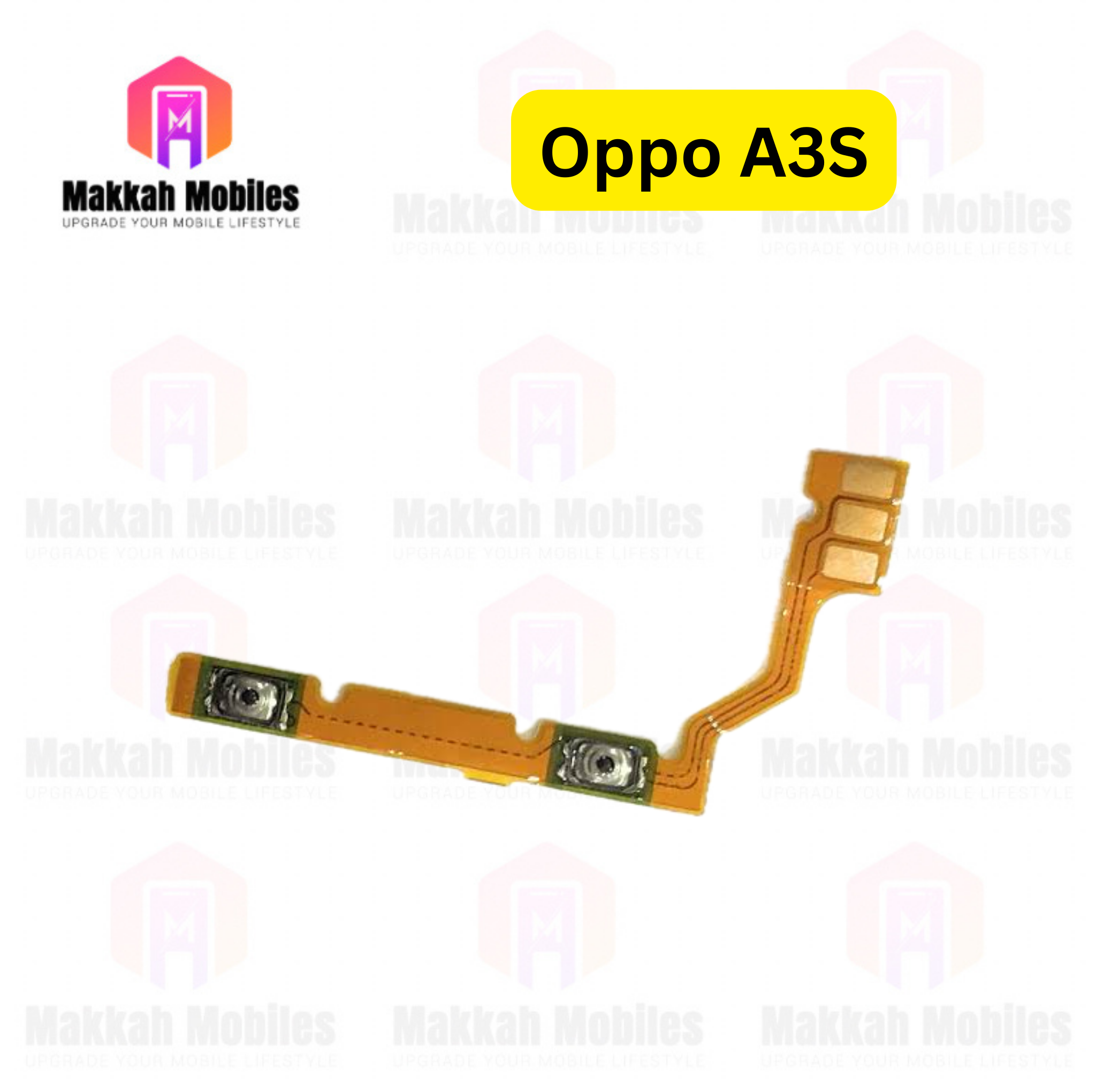 Oppo A3s Power Button Strip Volume Button Flex