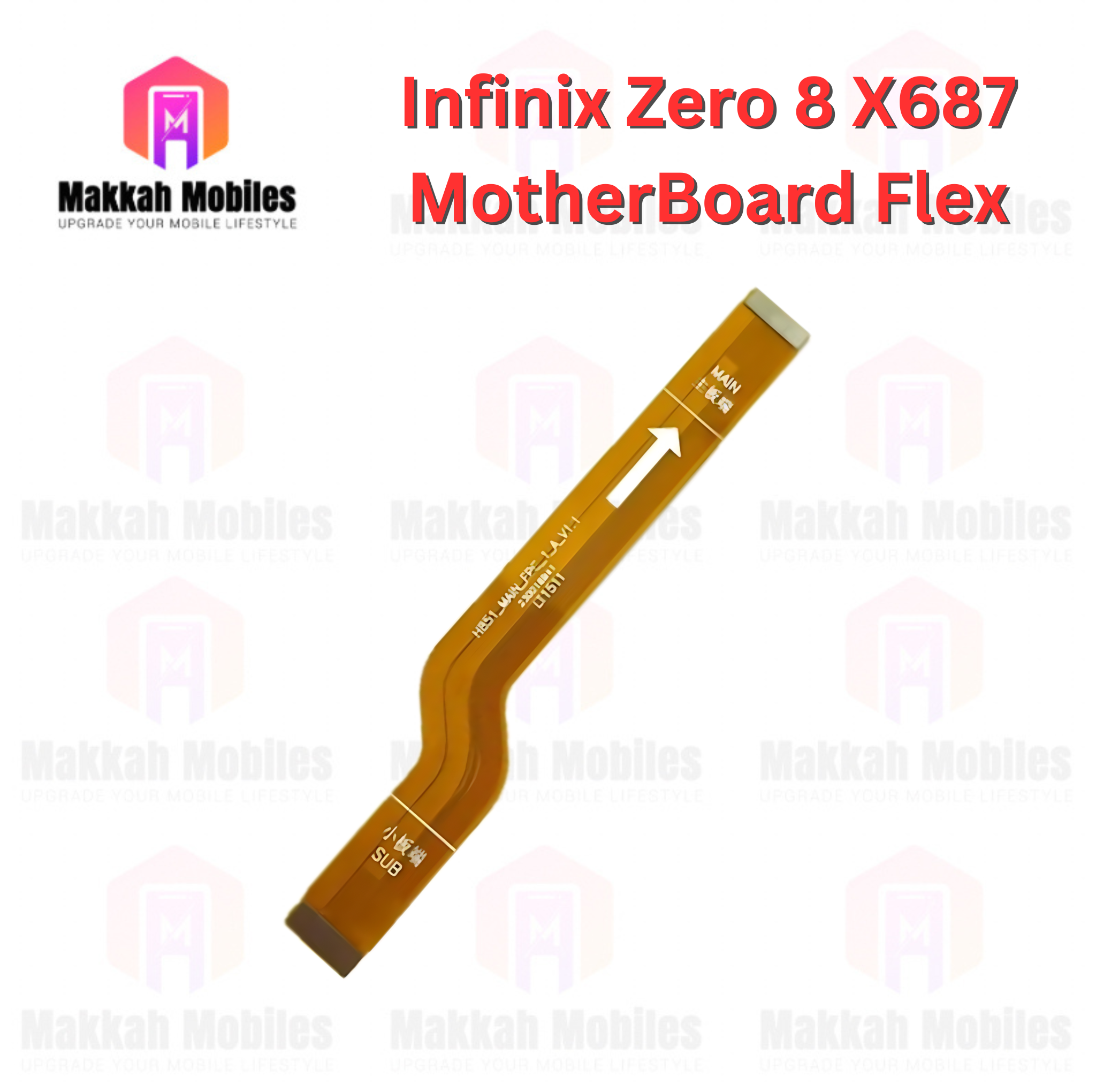 Infinix Zero 8i Motherboard Connector Flex Display Connector Strip