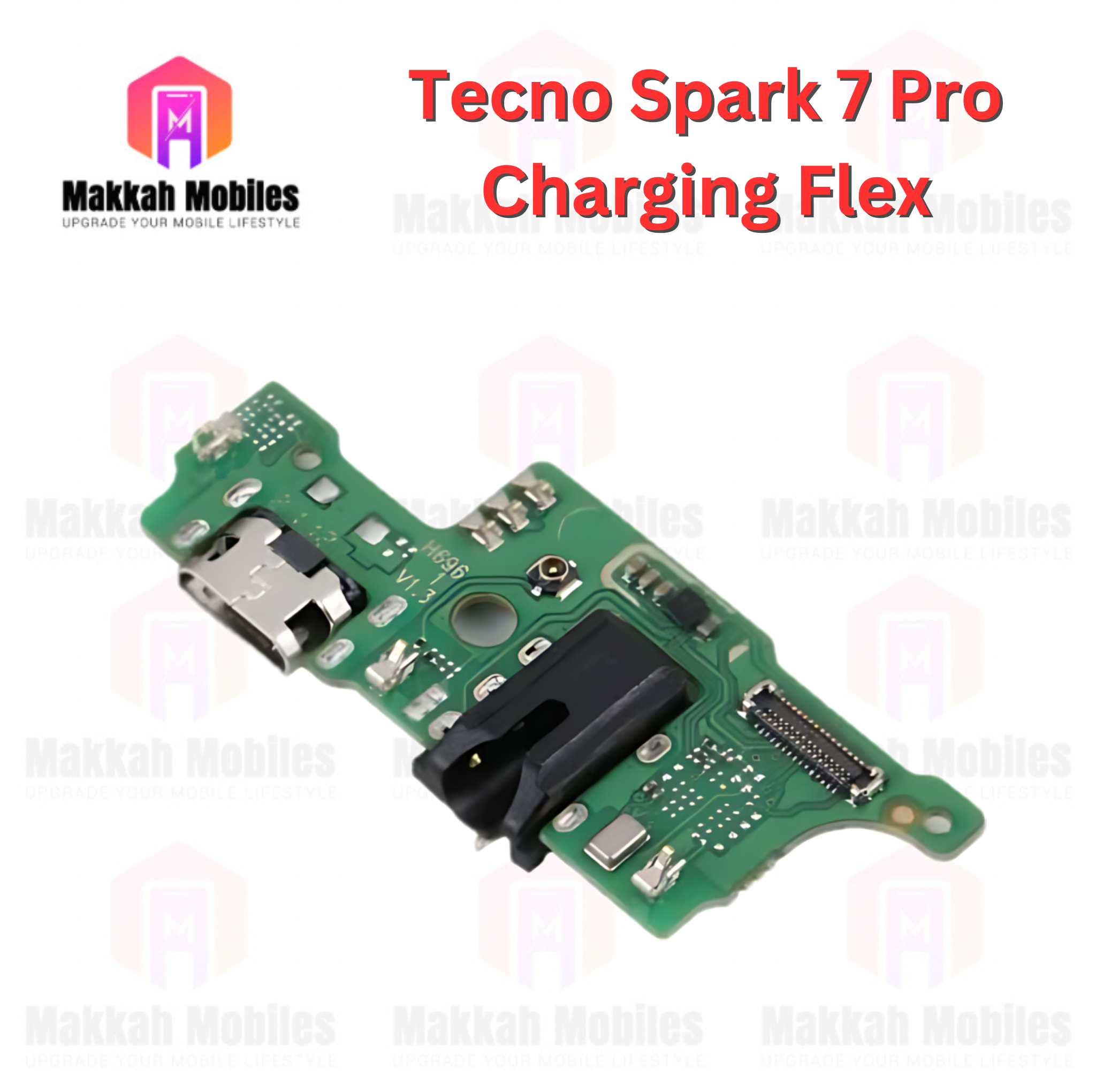 Tecno Spark 7 Pro Charging Flex Original Board Replacement