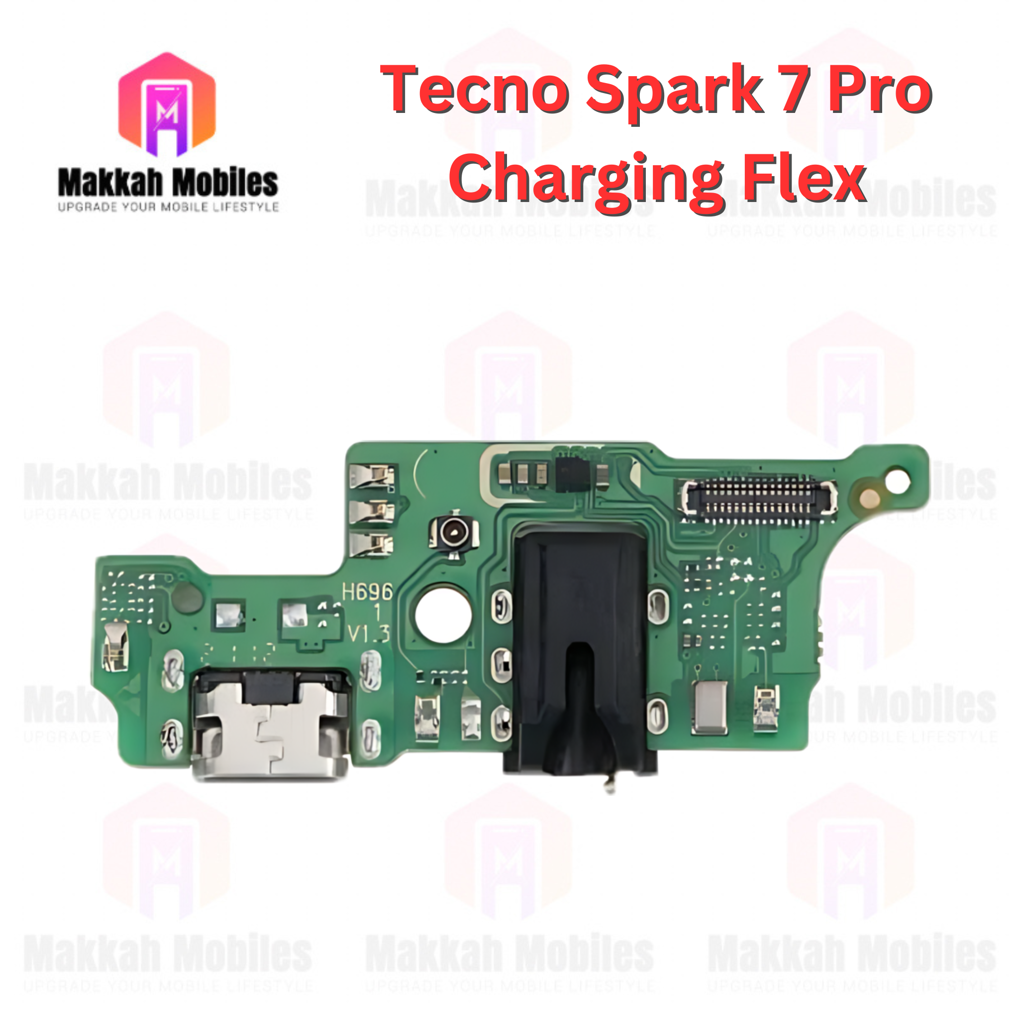 Tecno Spark 7 Pro Charging Flex Original Board Replacement