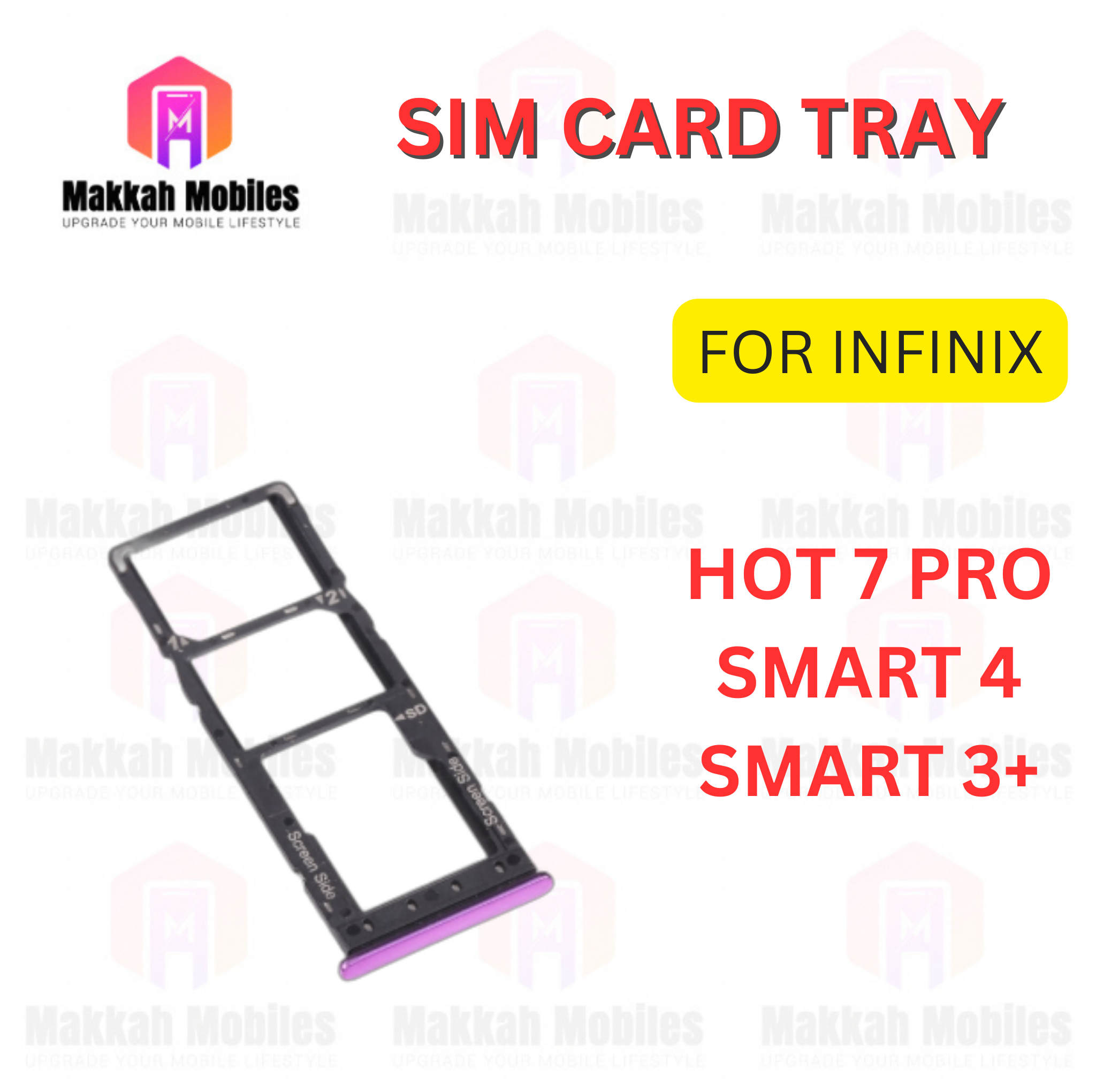 Infinix Hot 7 Pro, Smart 4, Smart 3 Plus Sim Tray Replacement