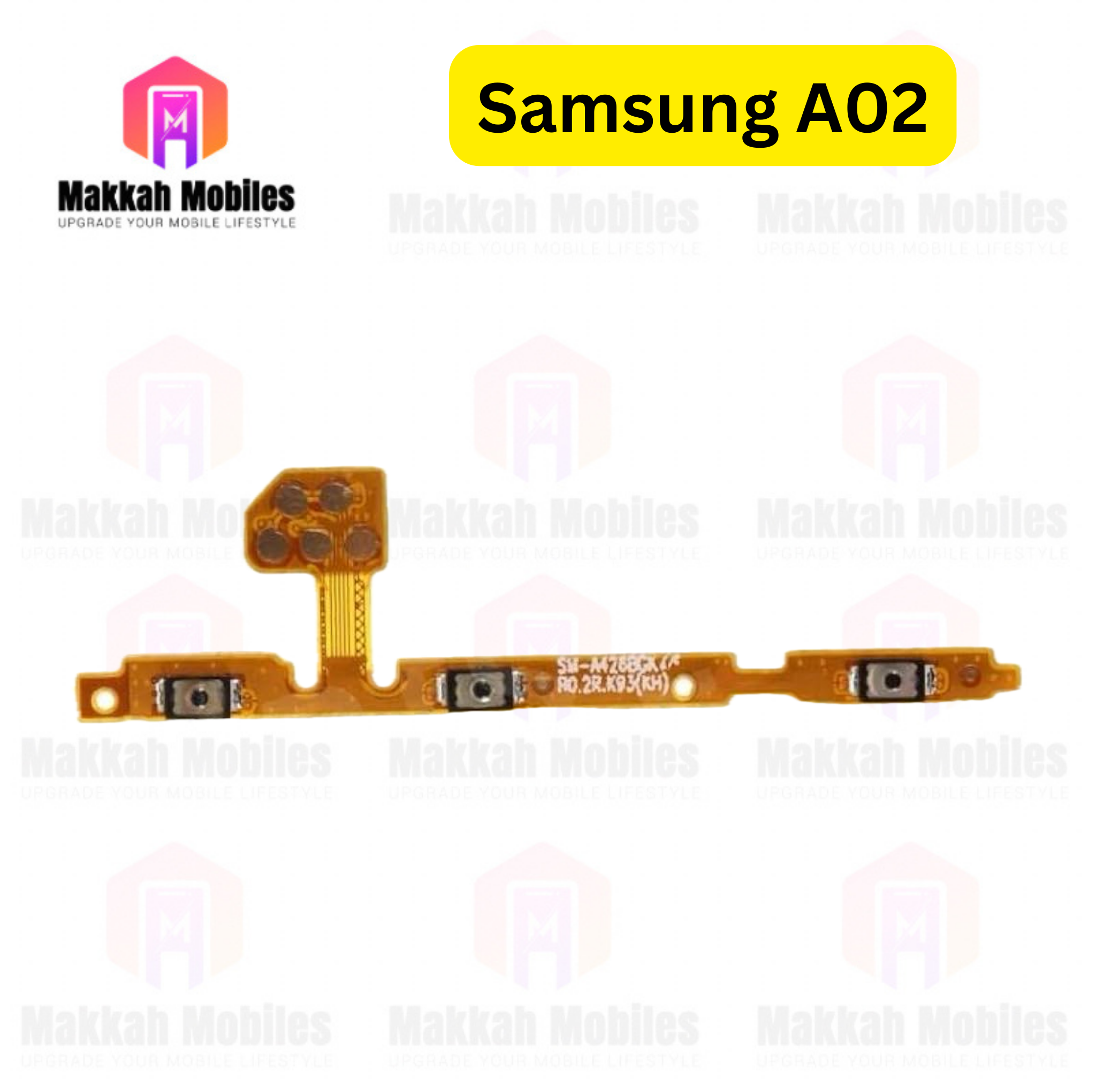 Samsung A02 Power Button On Off Strip Volume Button Flex Replacement