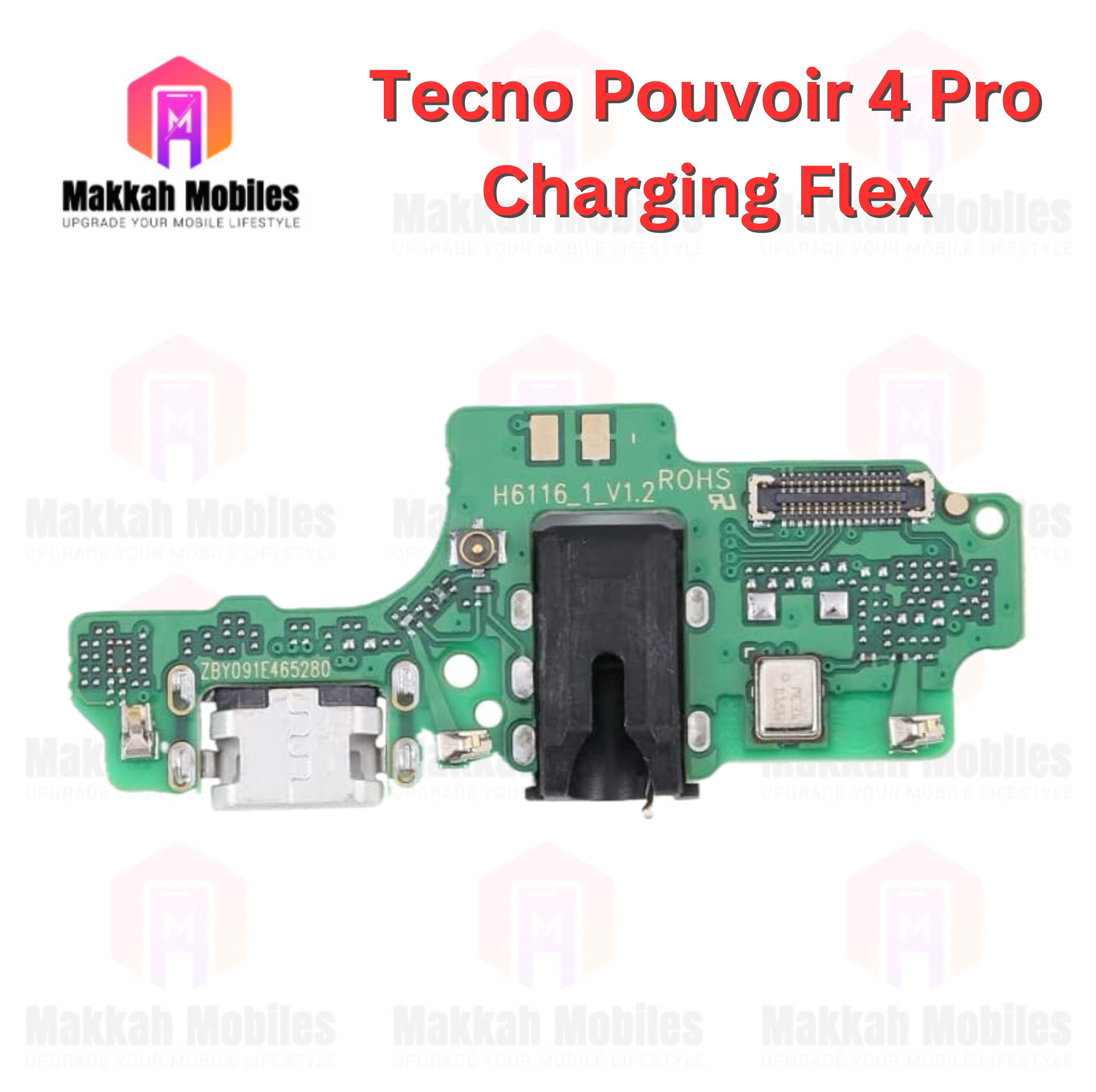 Tecno Poviour 4 Pro Charging Flex Original Board replacement