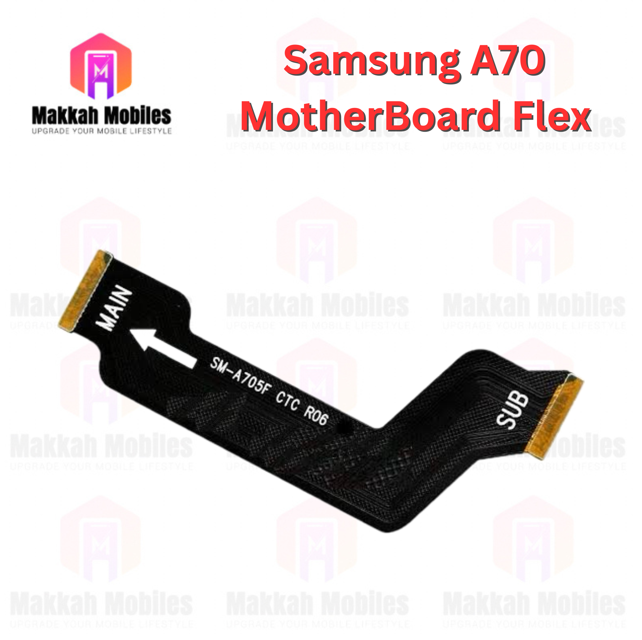 Samsung A70 Motherboard Connector Display Flex Board Strip