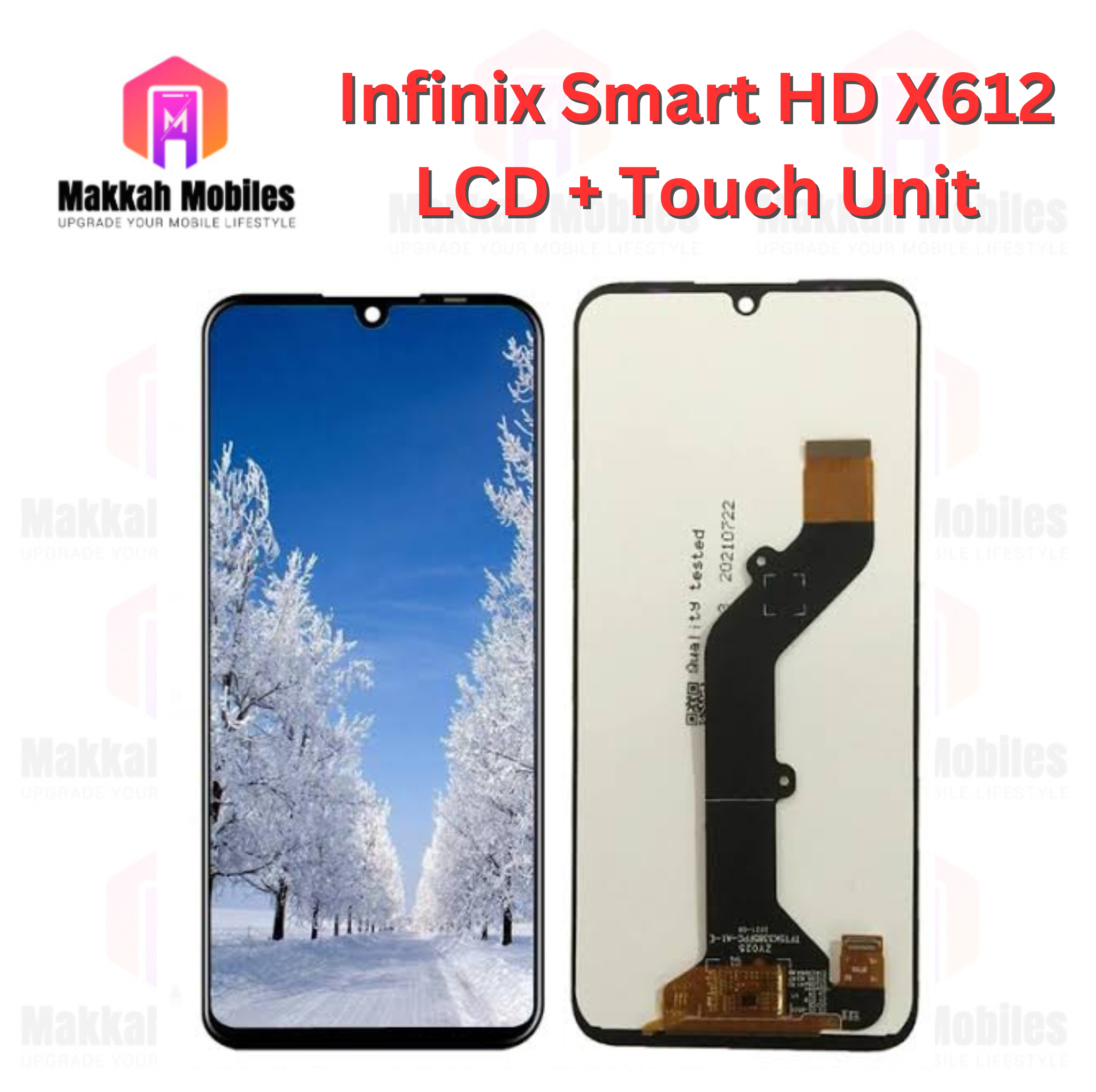 Infinix Smart HD X612 LCD + Touch Complete Panel Unit