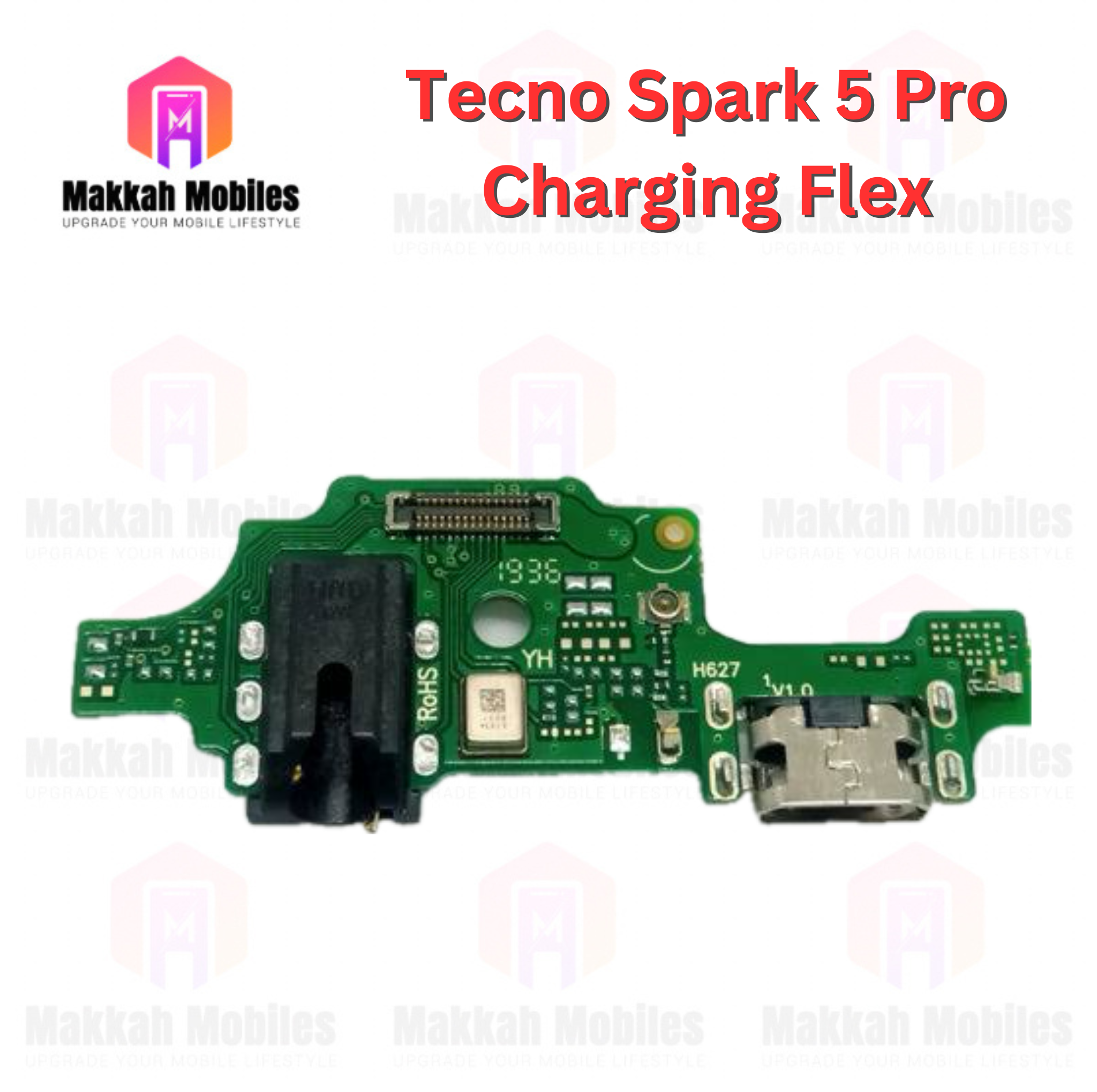 Tecno Spark 5 Pro Charging Flex Original Board Replacement