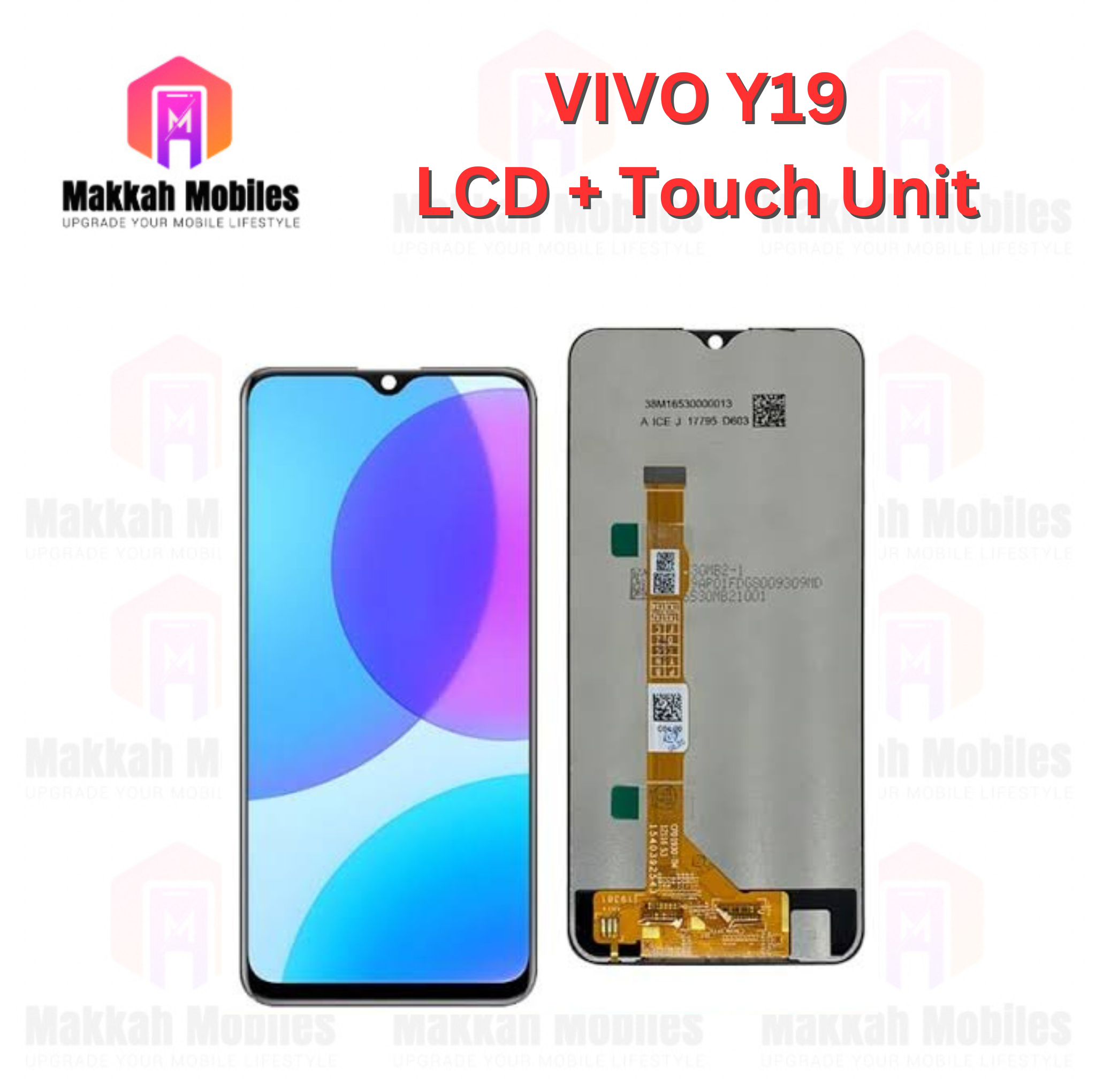 Vivo Y19 LCD + Touch Complete panel unit