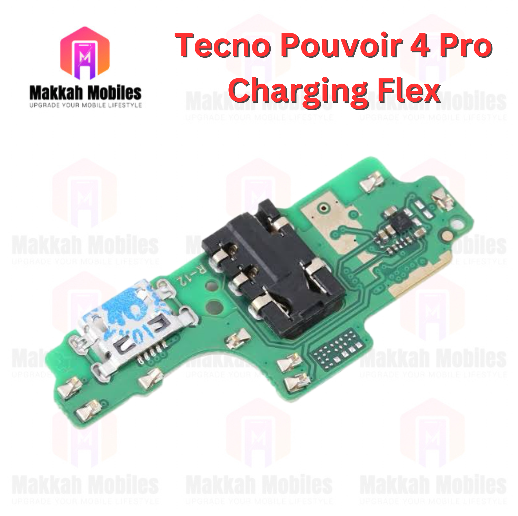 Tecno Poviour 4 Pro Charging Flex Original Board replacement