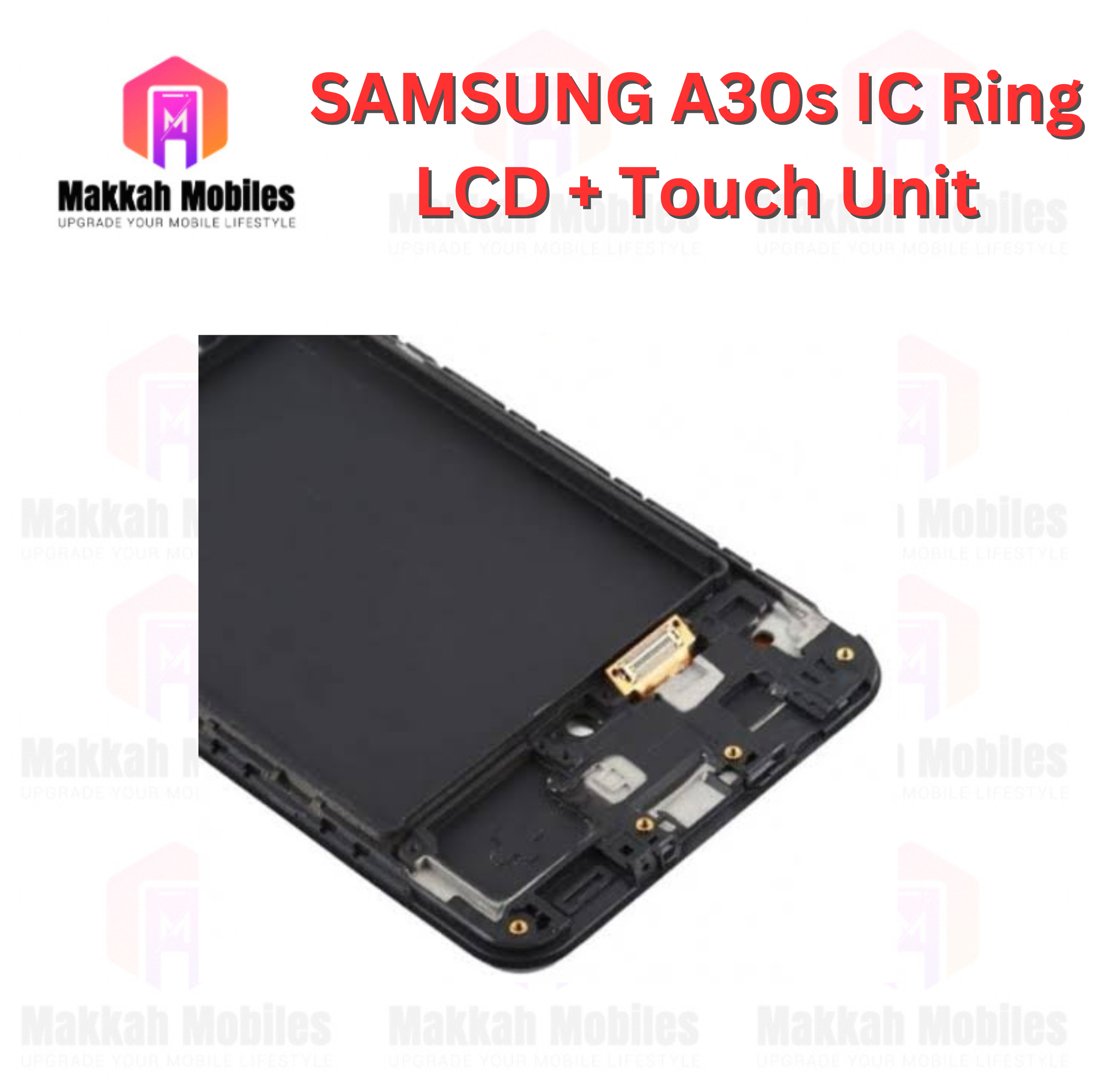 Samsung A30s IC Ring Genuine Quality LCD + Touch Complete Panel Unit