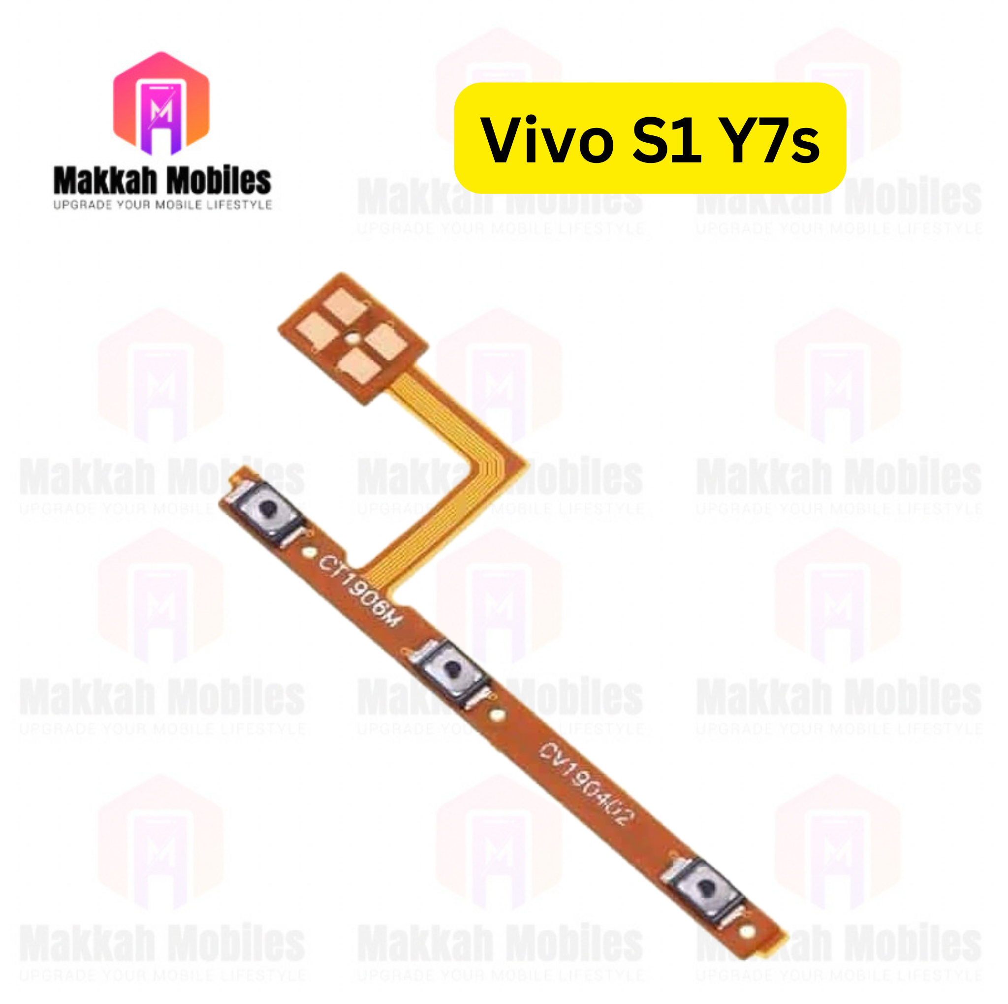 Vivo S1 Y7s Power Button On Off Strip Volume Button Flex