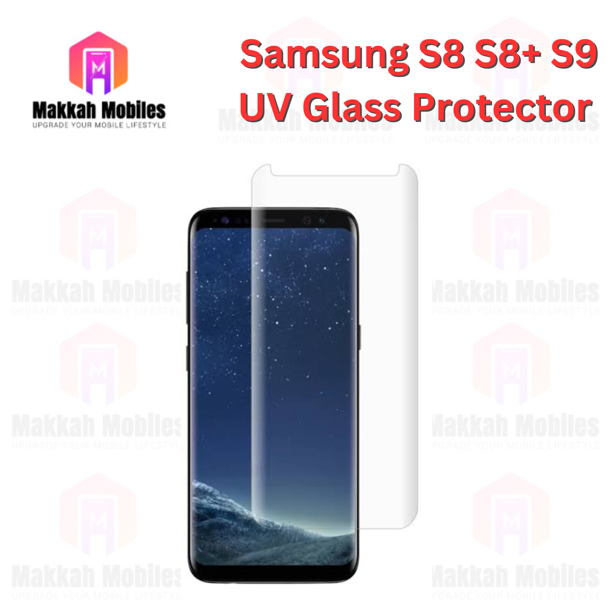 Samsung Galaxy S8 S9 S8+ UV Tempered Glass Protector