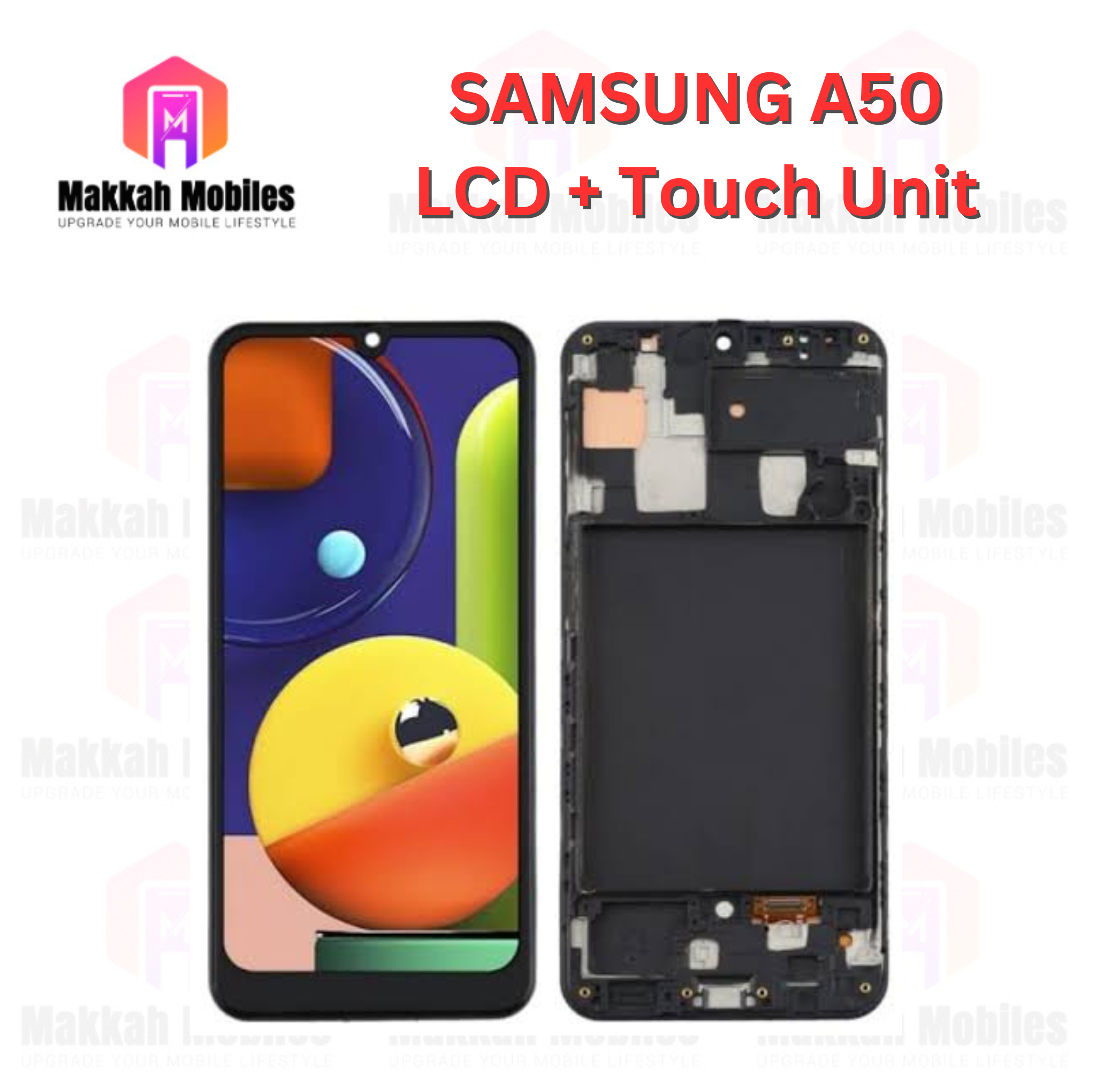 Samsung A50 LCD (IC) + Touch Complete Panel Unit