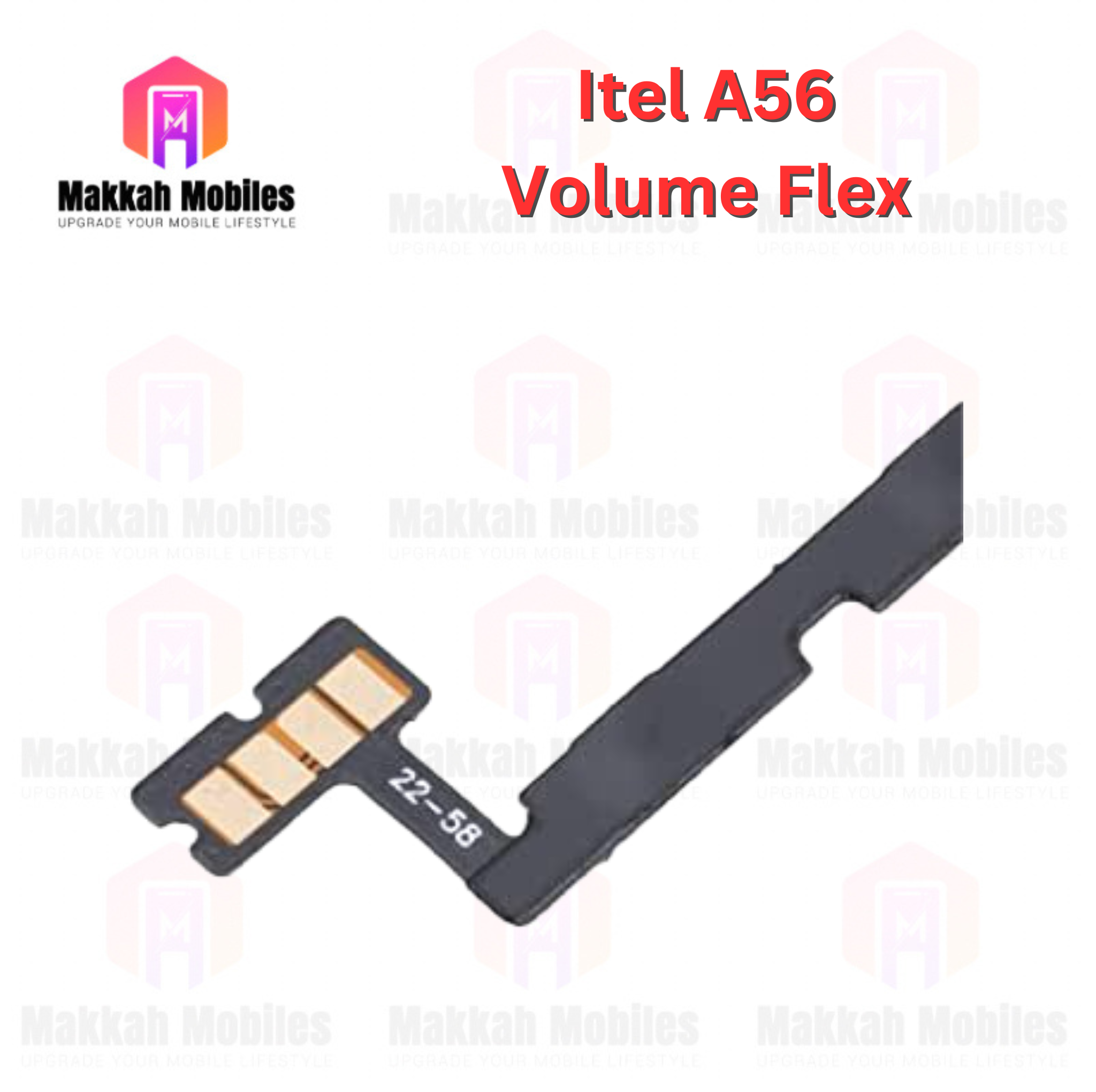 Itel A56 Volume Button Flex Power Button On Off Strip Replacement