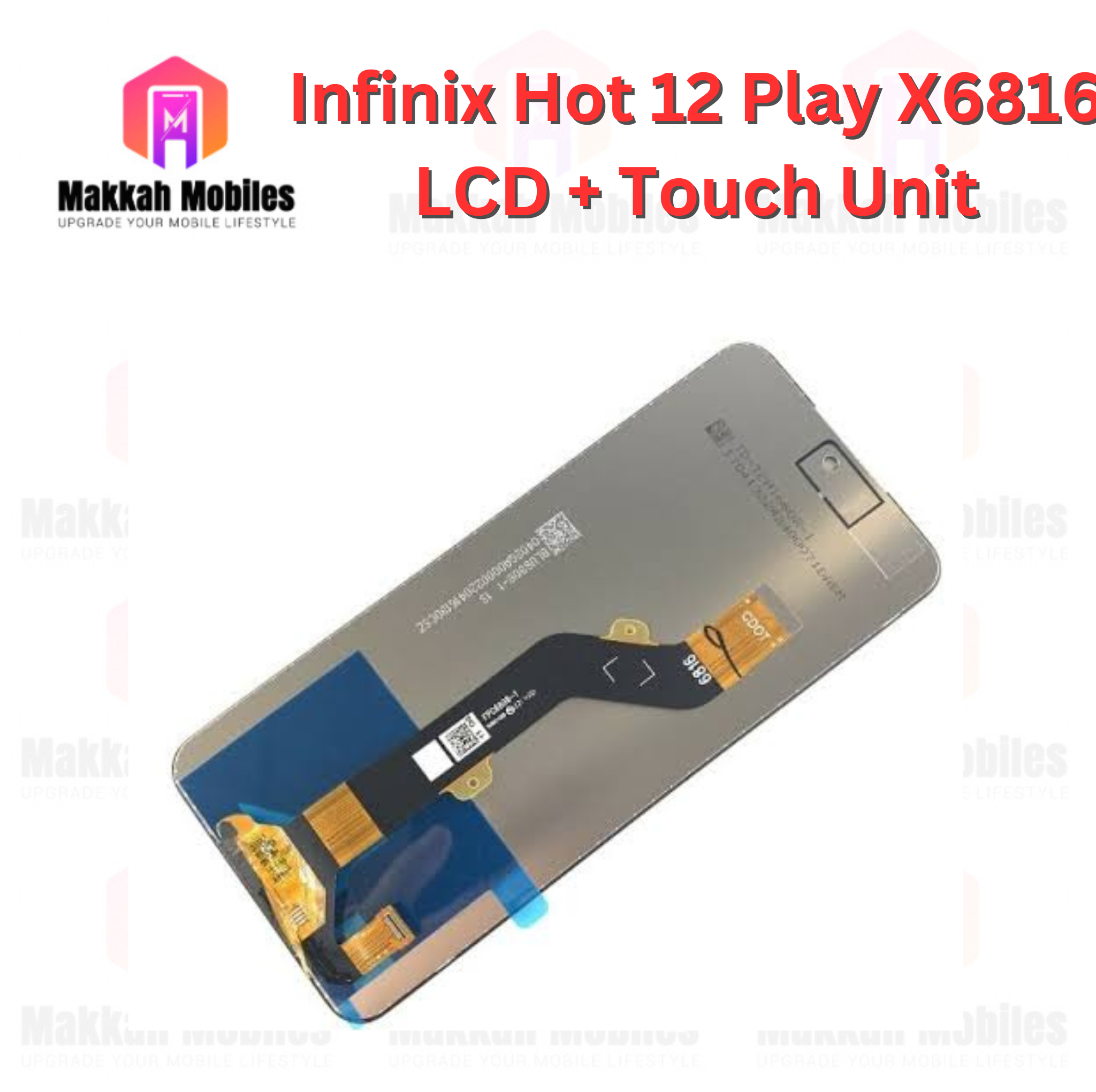 Infinix Hot 12 Play X6816 LCD + Touch Complete Panel Unit