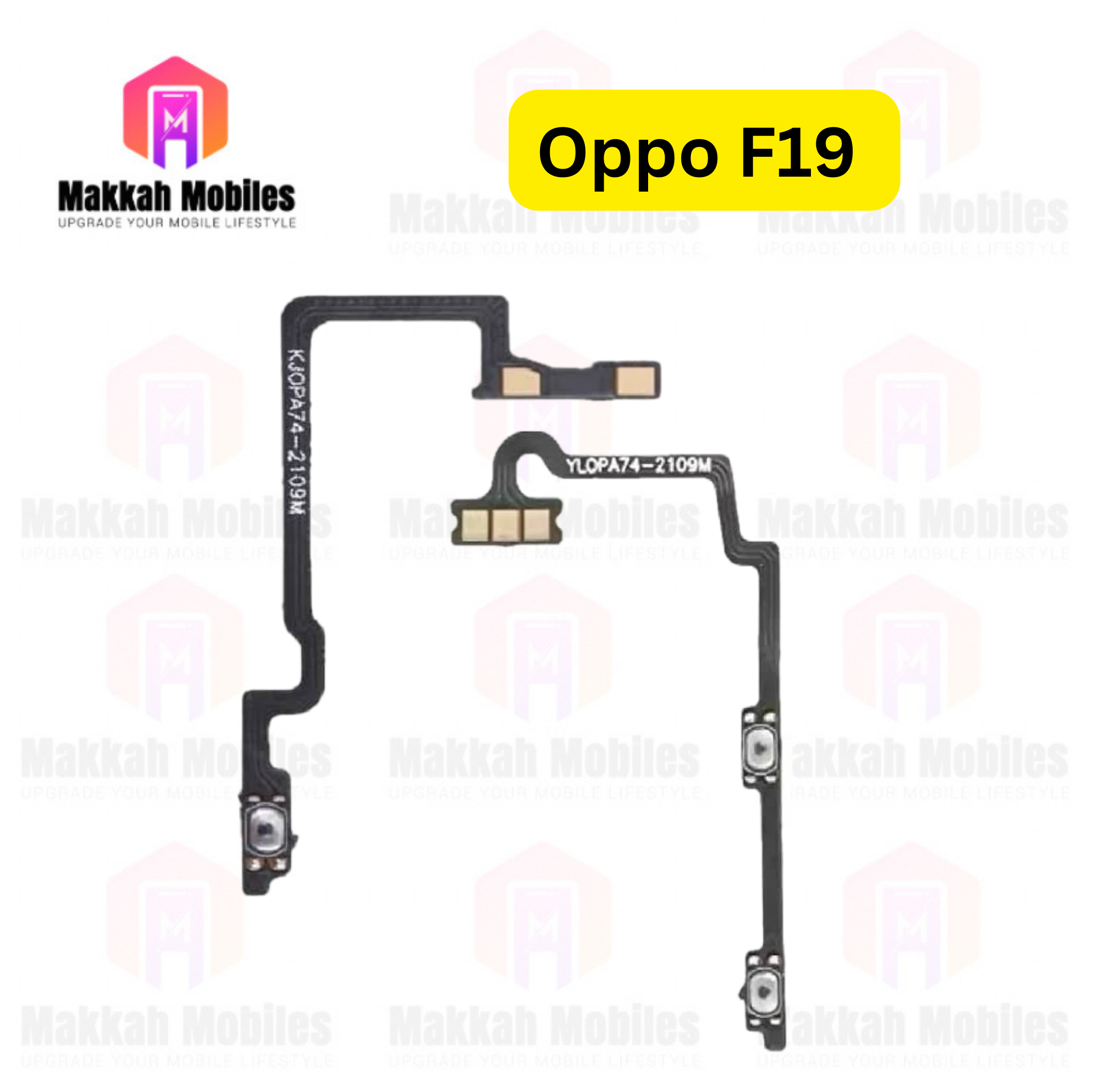 Oppo F19 Power Button On Off Strip Volume Flex