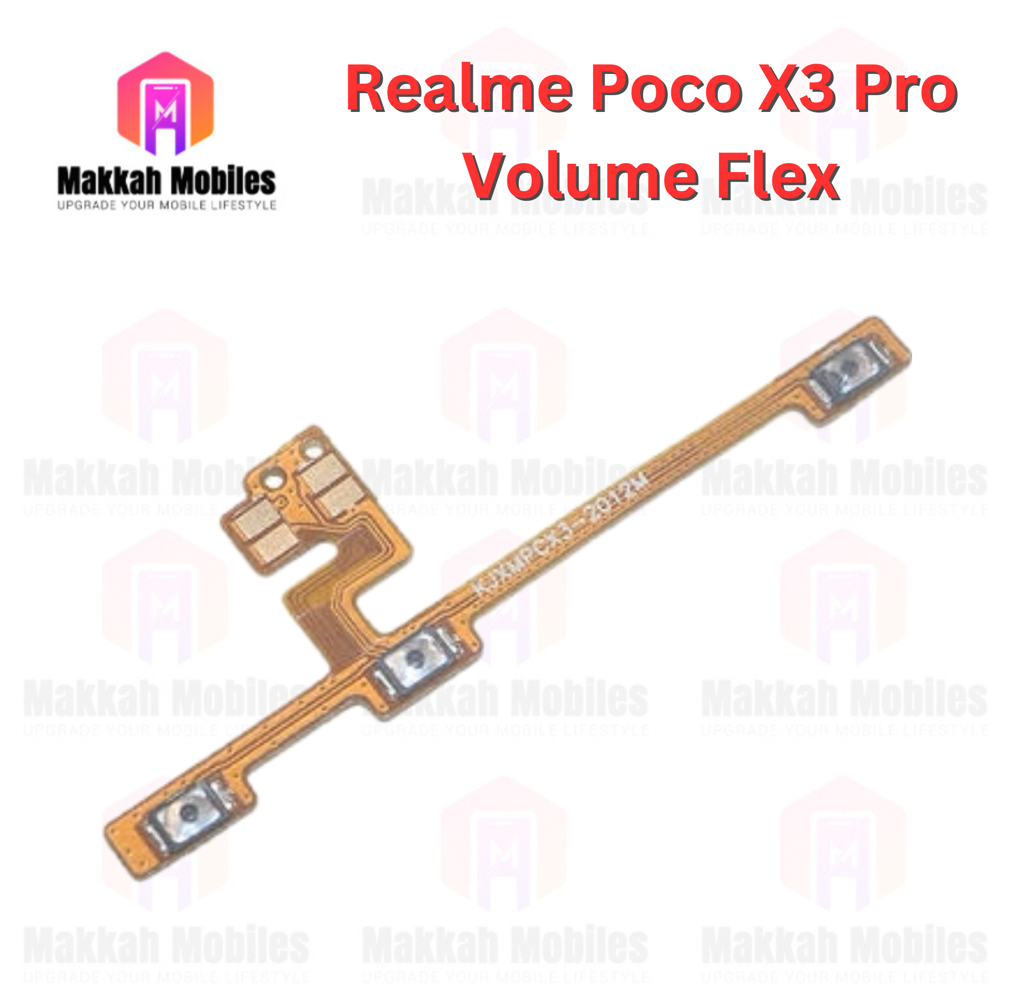 Realme Poco X3 Pro Volume Button Flex Power On Off Strip Replacement