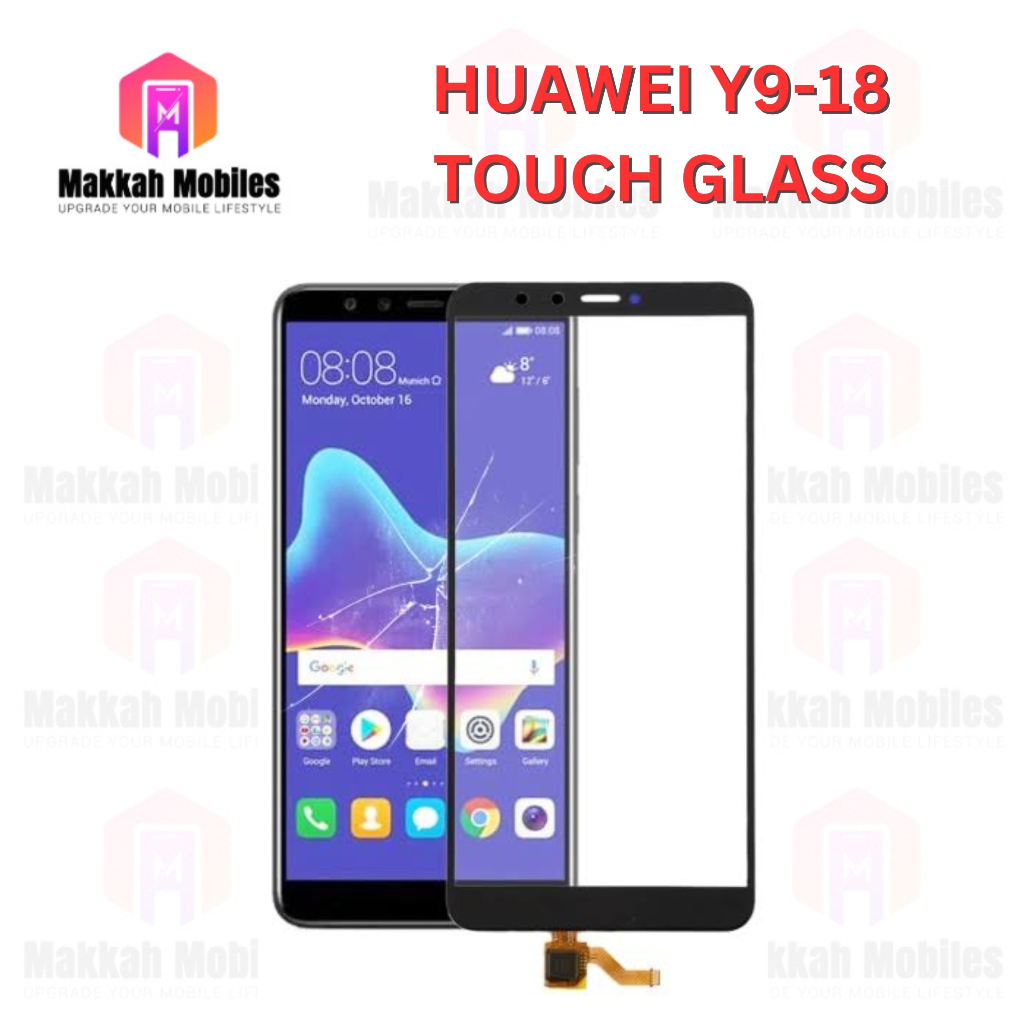 Huawei Y9 2018 Touch Glass Digitizer Replacement