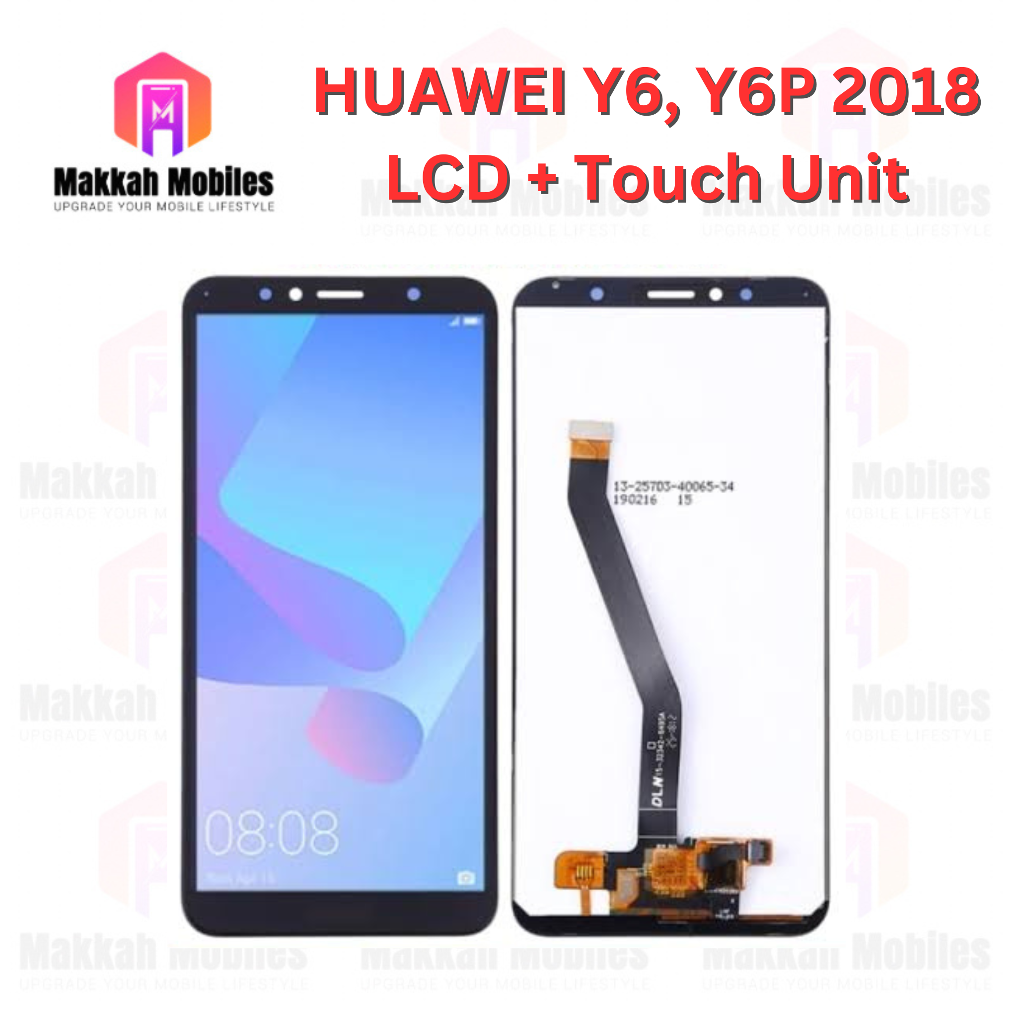 Huawei Y6, Y6 Prime 2018 LCD + Touch Complete Panel Unit