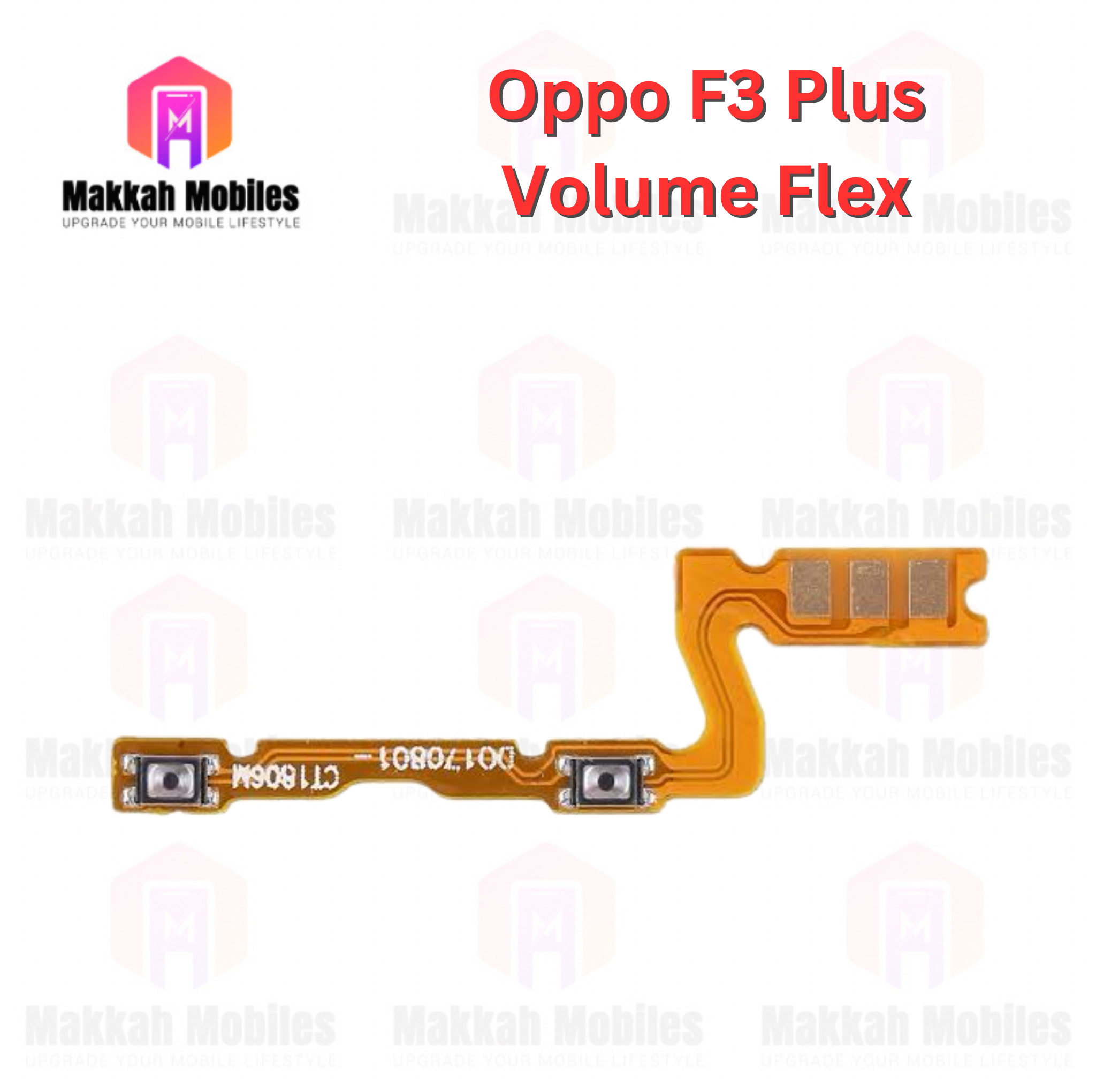 Oppo F3 Plus Power Button On Off Strip Volume Button Flex Replacement