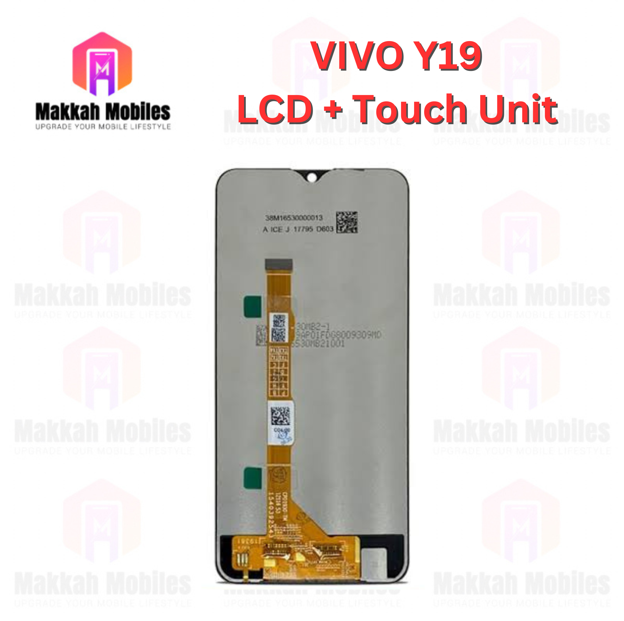 Vivo Y19 LCD + Touch Complete panel unit