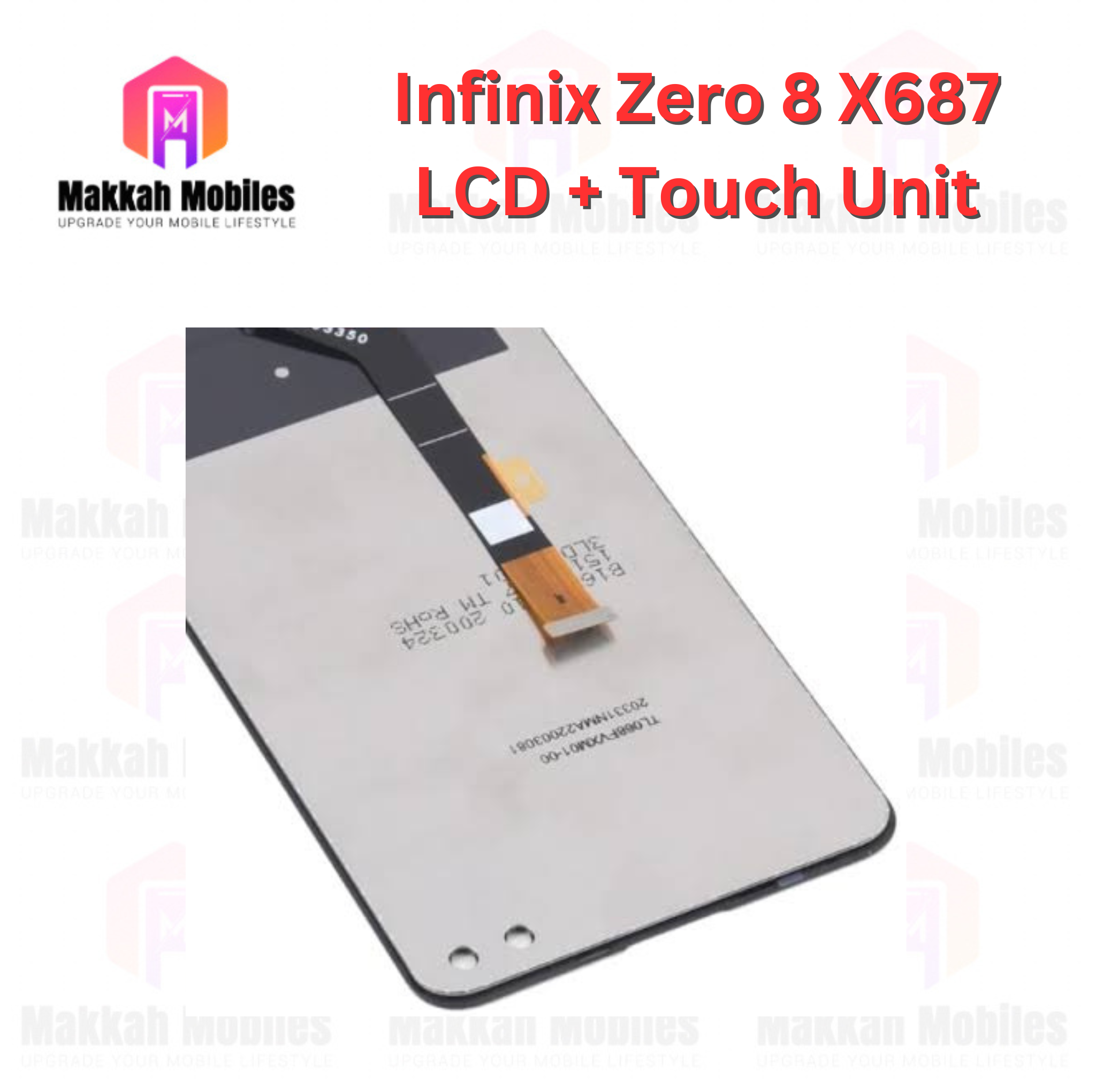 Infinix Zero 8 X687 LCD + Touch Complete Panel Unit