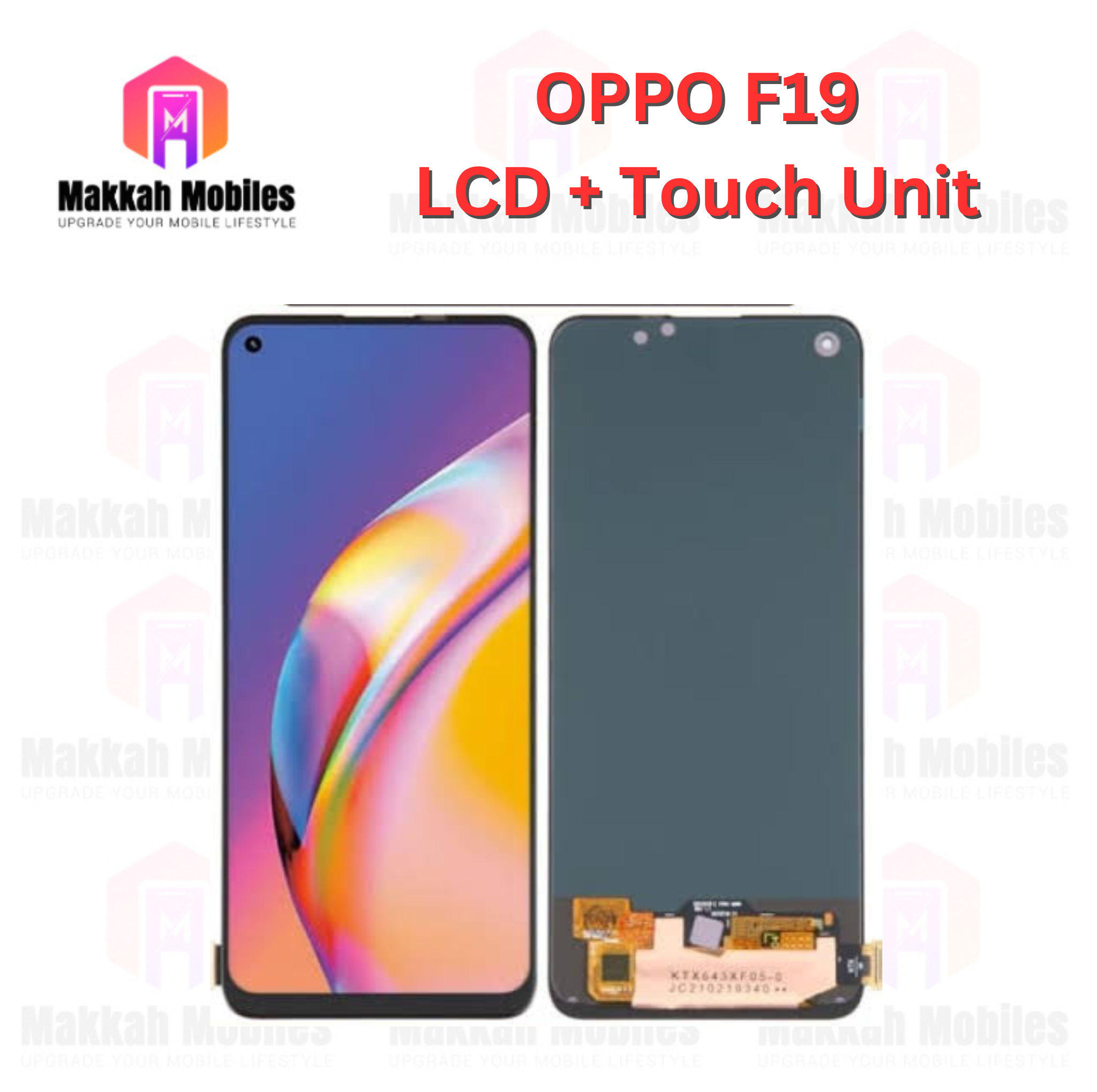 Oppo F19 LCD + Touch Complete Panel Unit