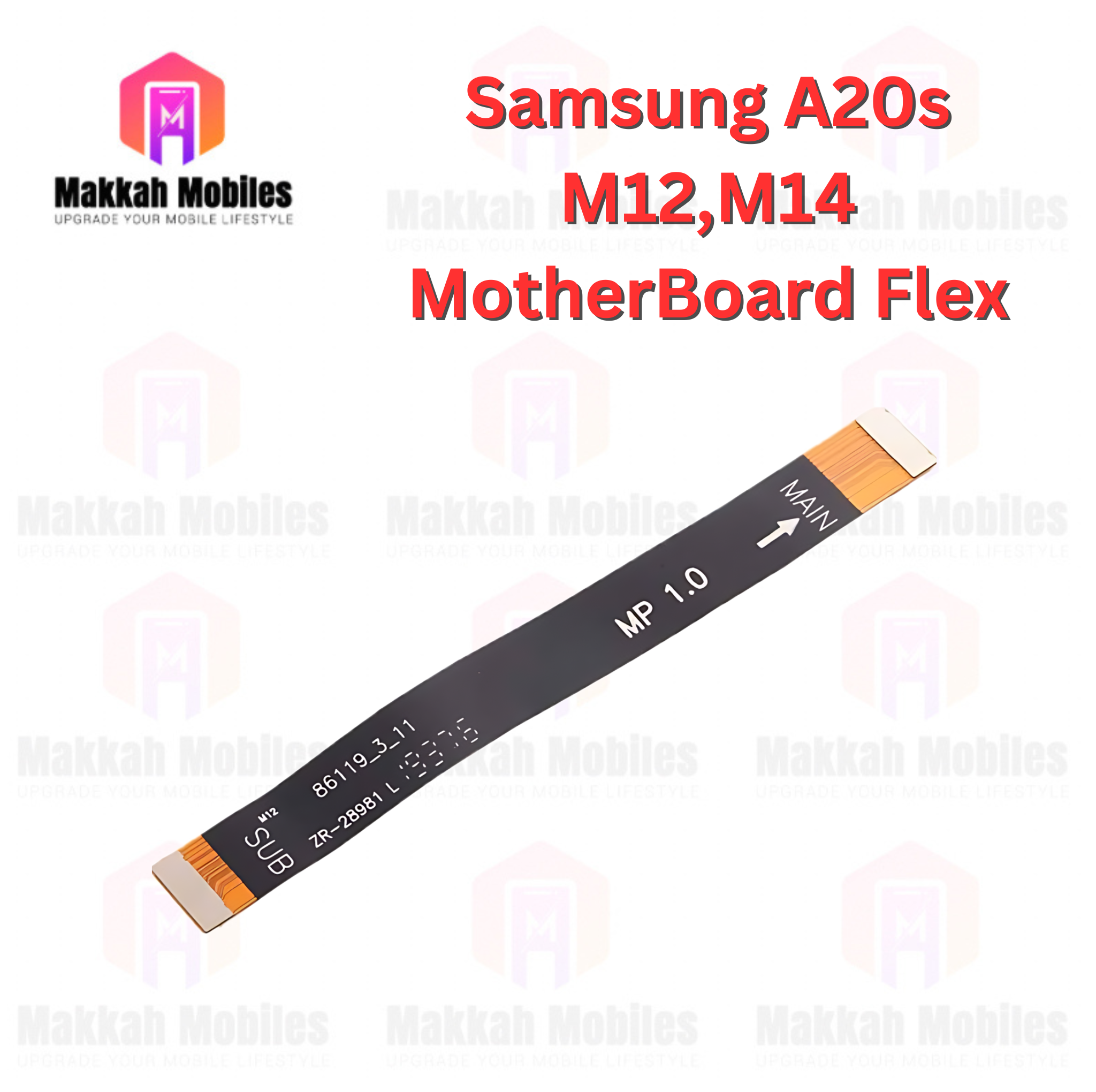 Samsung A20s M12 M14 Motherboard Connector Flex Display Connector Strip