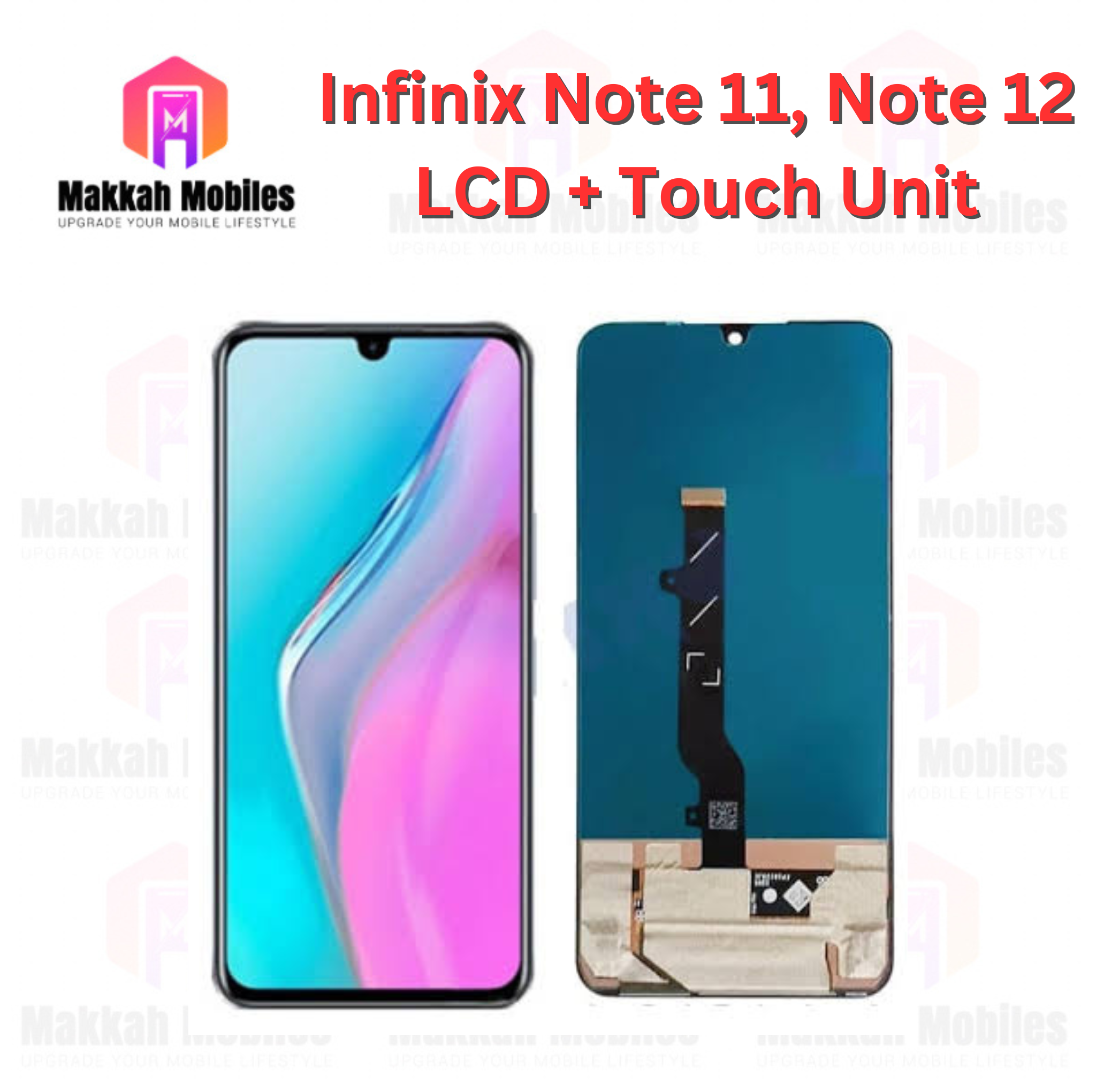 Infinix Note 11 Note 12 LCD + Touch Complete Panel Unit