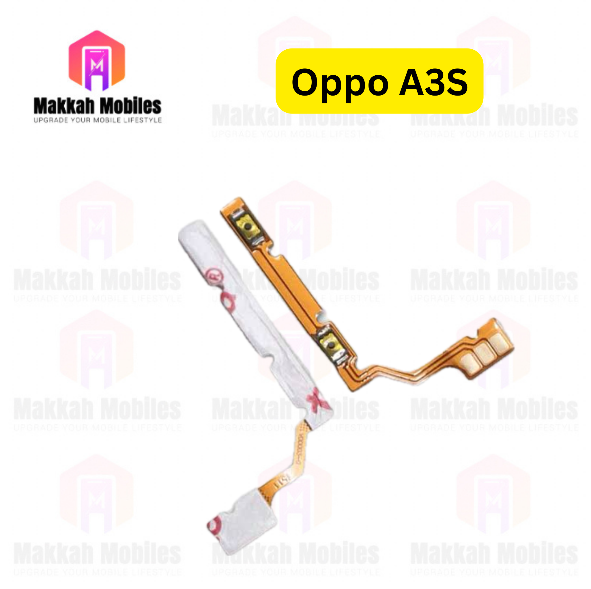 Oppo A3s Power Button Strip Volume Button Flex