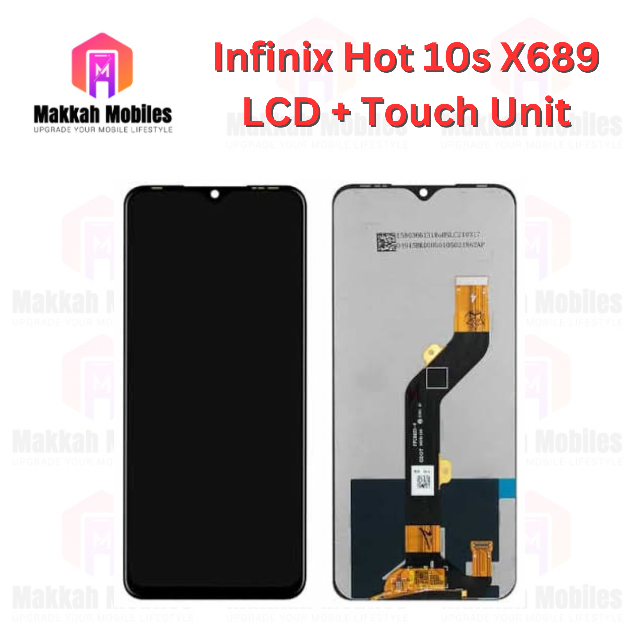 Infinix Hot 10s X689 LCD + Touch Complete Panel Unit